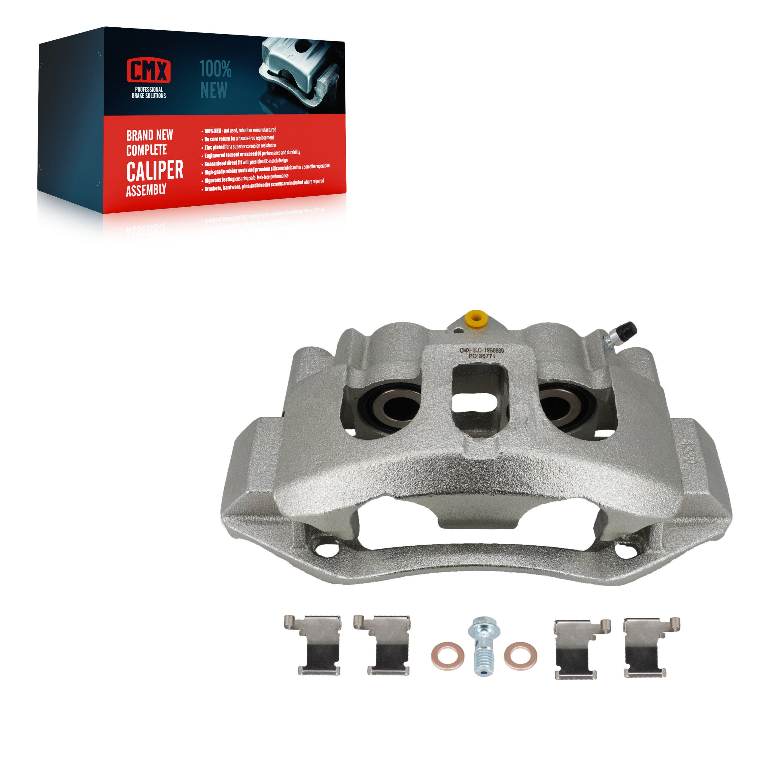 CMX SLC-19B6889 Disc Brake Caliper for 2012-2024 Nissan TITAN XD, Nissan NV1500, Nissan NV2500 - Rear Right
