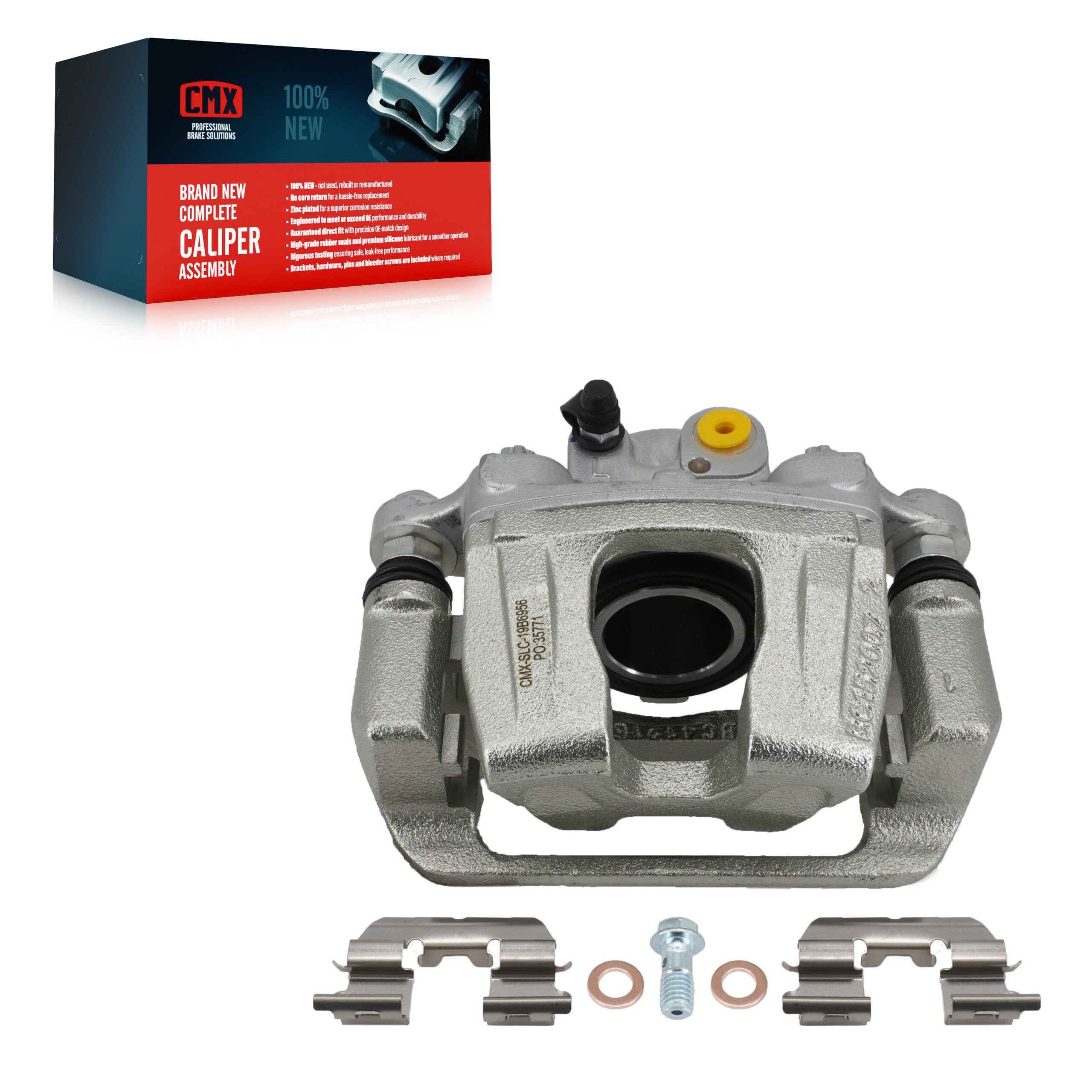 CMX SLC-19B6956 Disc Brake Caliper for 2009-2020 Genesis G80, Kia K900, Hyundai Genesis - Rear Left