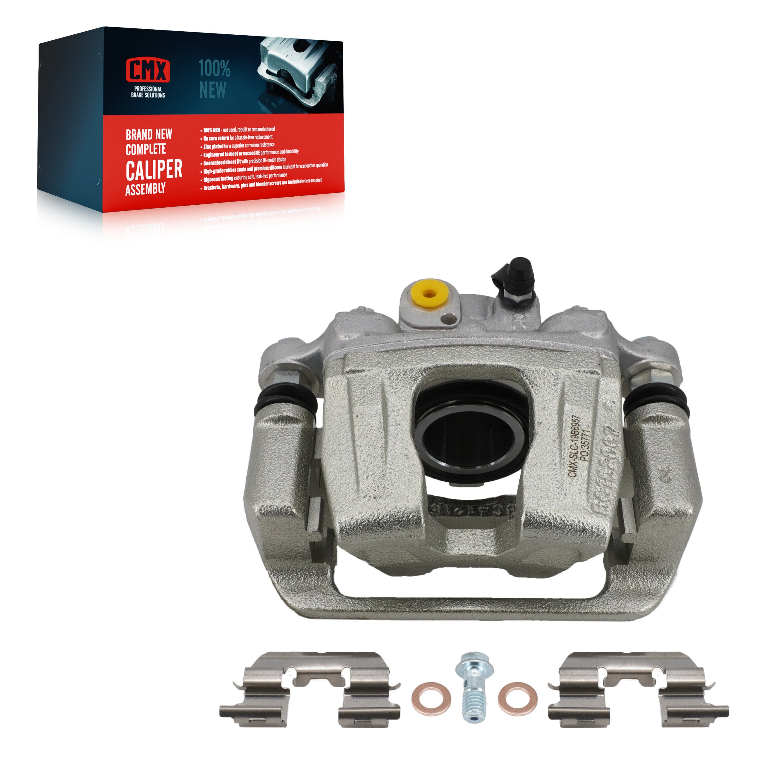 CMX SLC-19B6957 Disc Brake Caliper for 2009-2020 Genesis G80, Kia K900, Hyundai Genesis - Rear Right