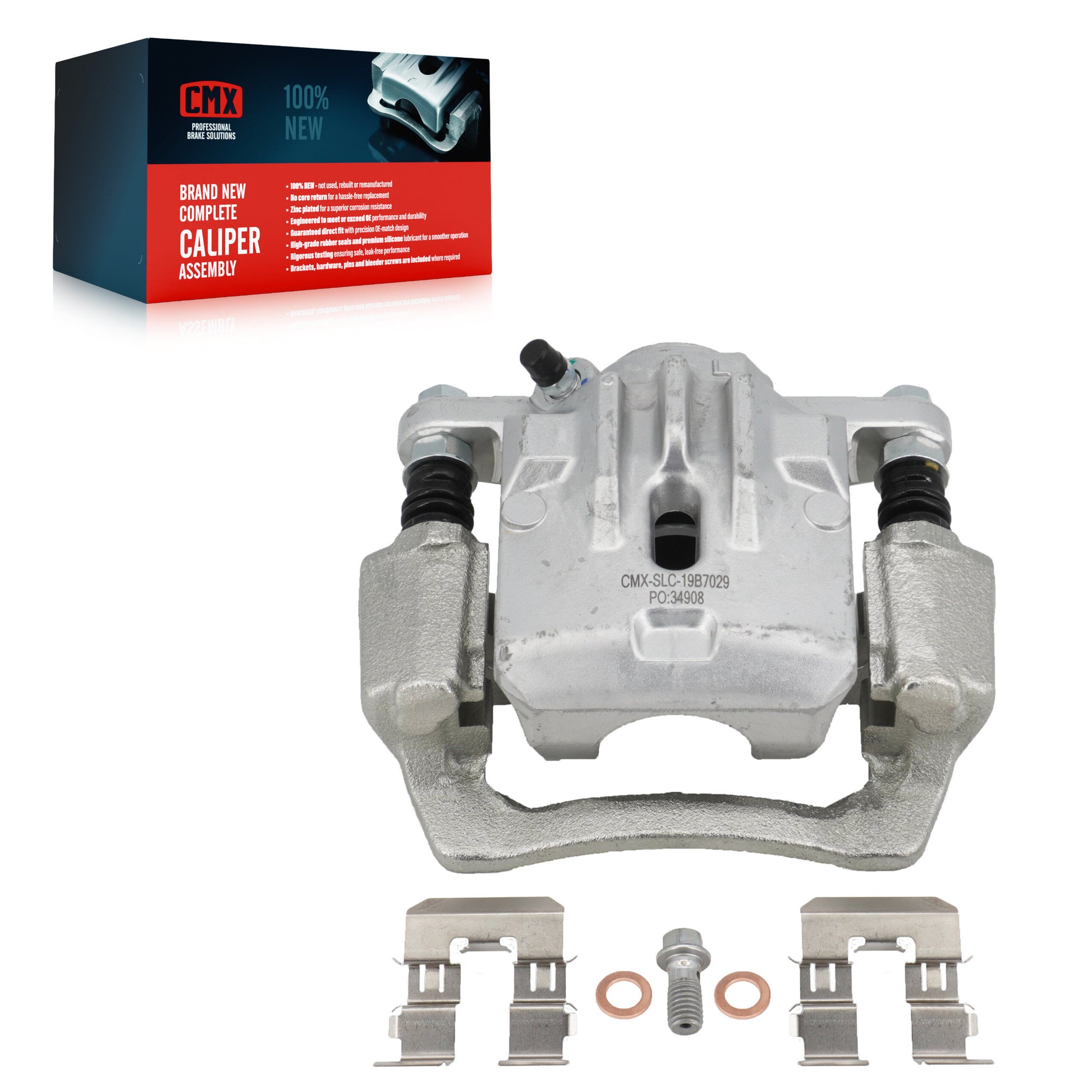 CMX SLC-19B7029 Disc Brake Caliper for 2012-2023 Subaru Crosstrek, Subaru Impreza, Subaru Forester - Rear Left