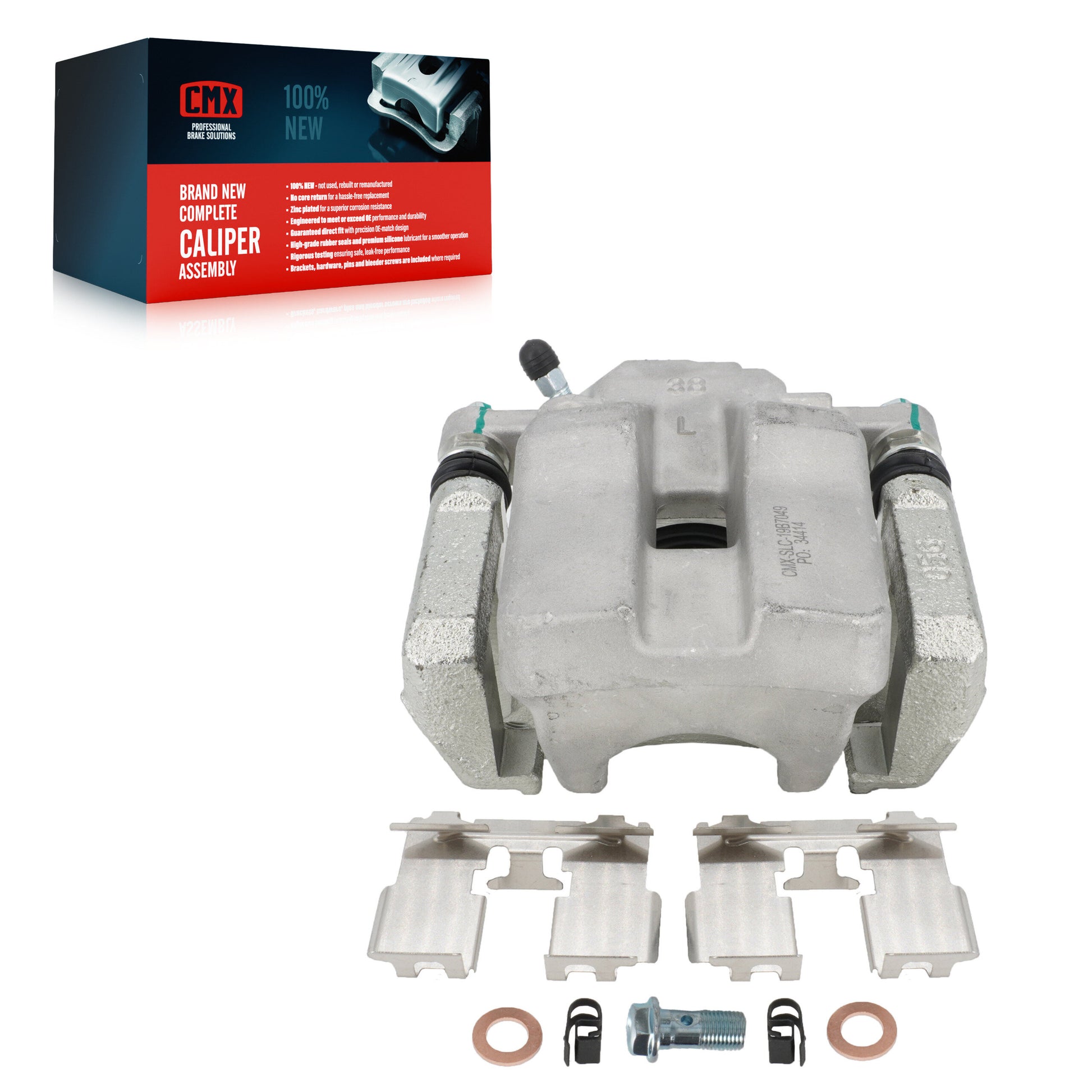 CMX SLC-19B7049 Disc Brake Caliper for 2012-2018 Toyota RAV4 - Rear Left