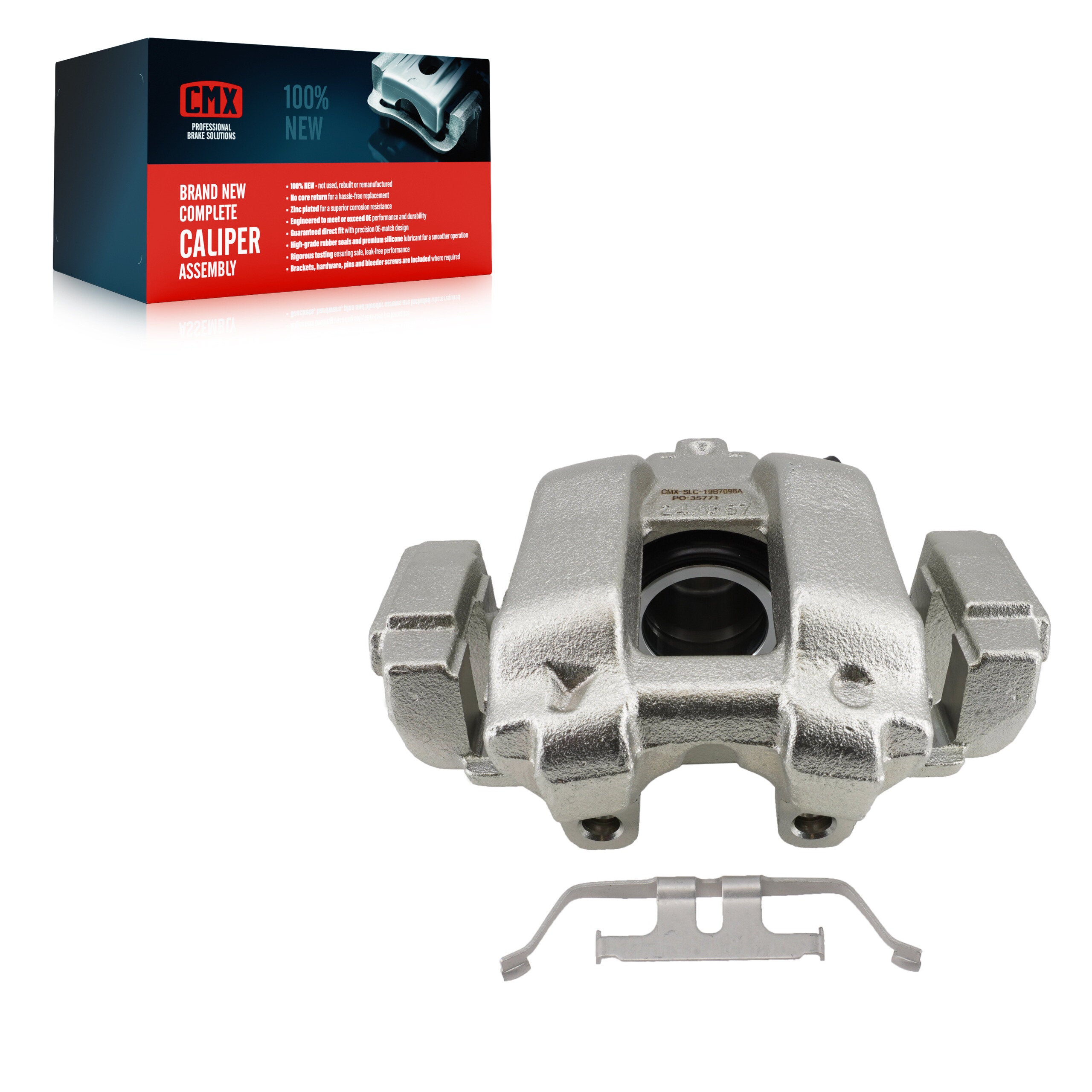 CMX SLC-19B7098A Disc Brake Caliper for 2012-2021 BMW 340i, BMW 340i GT xDrive, BMW 340i xDrive - Front Right