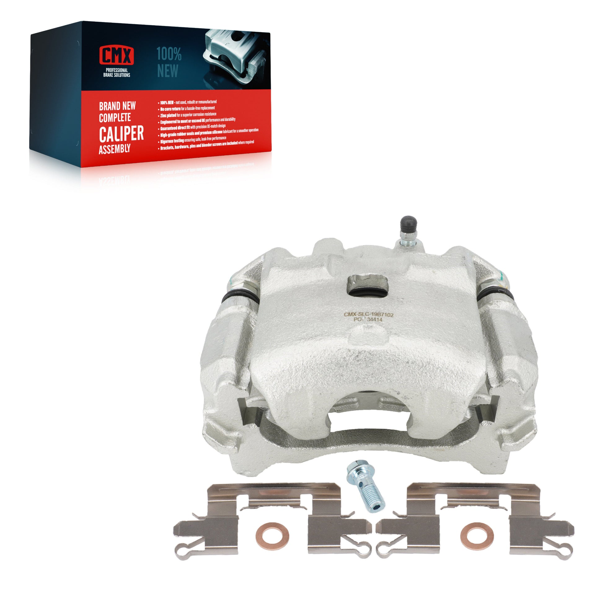 CMX SLC-19B7102 Disc Brake Caliper for 2013-2021 Nissan LEAF, Nissan Altima - Front Left