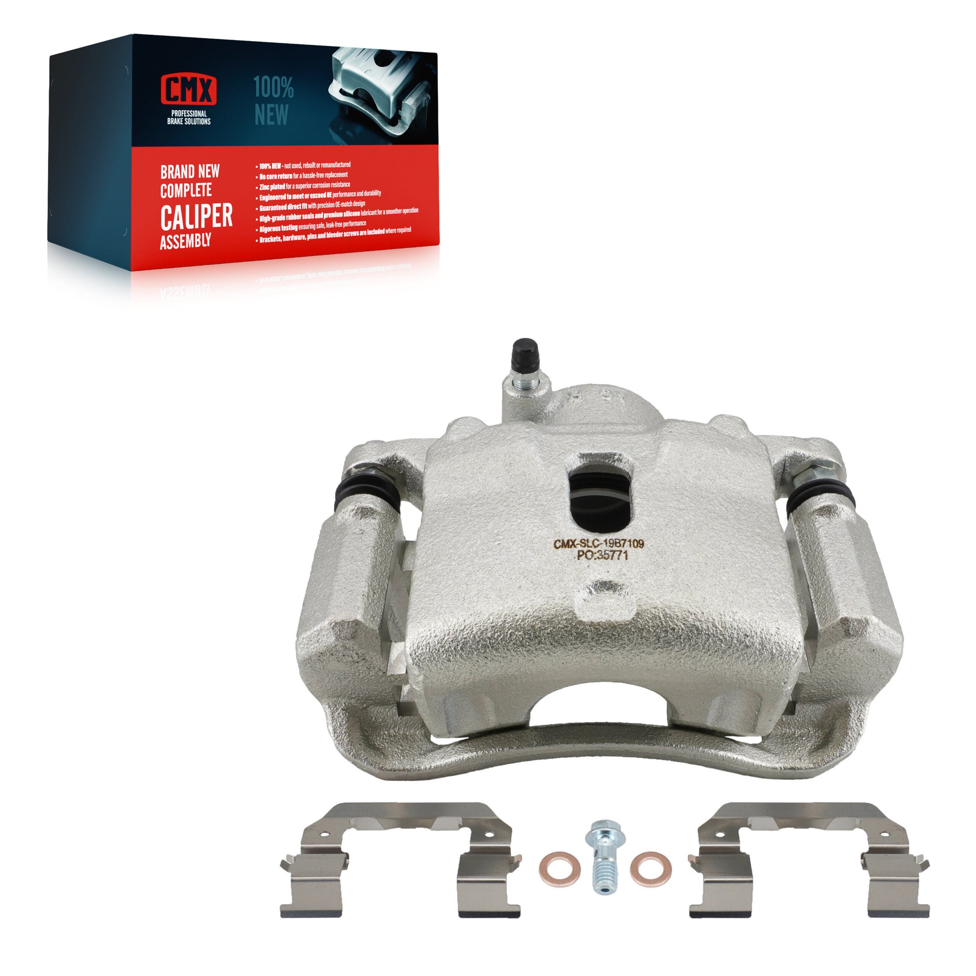 CMX SLC-19B7109 Disc Brake Caliper for 2013-2018 Kia Forte, Kia Forte Koup, Kia Forte5 - Front Right