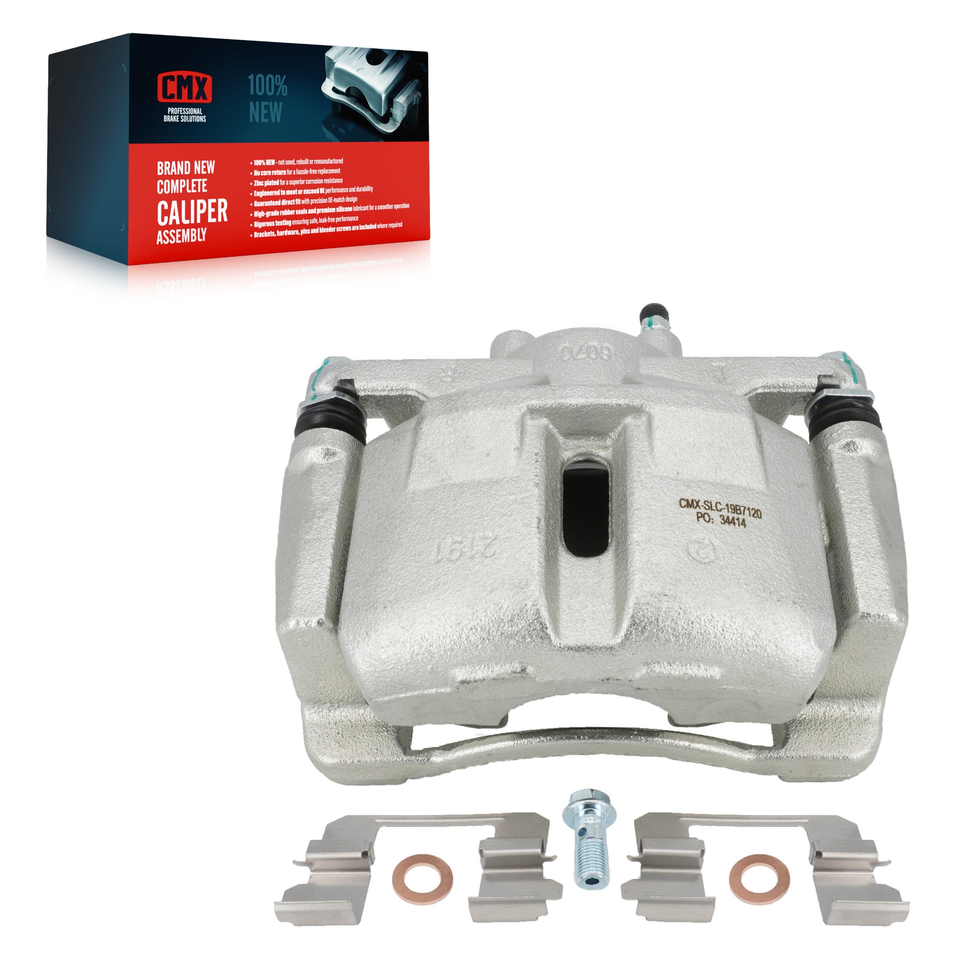 CMX SLC-19B7120 Disc Brake Caliper for 2013-2025 Mazda CX-5 - Front Left