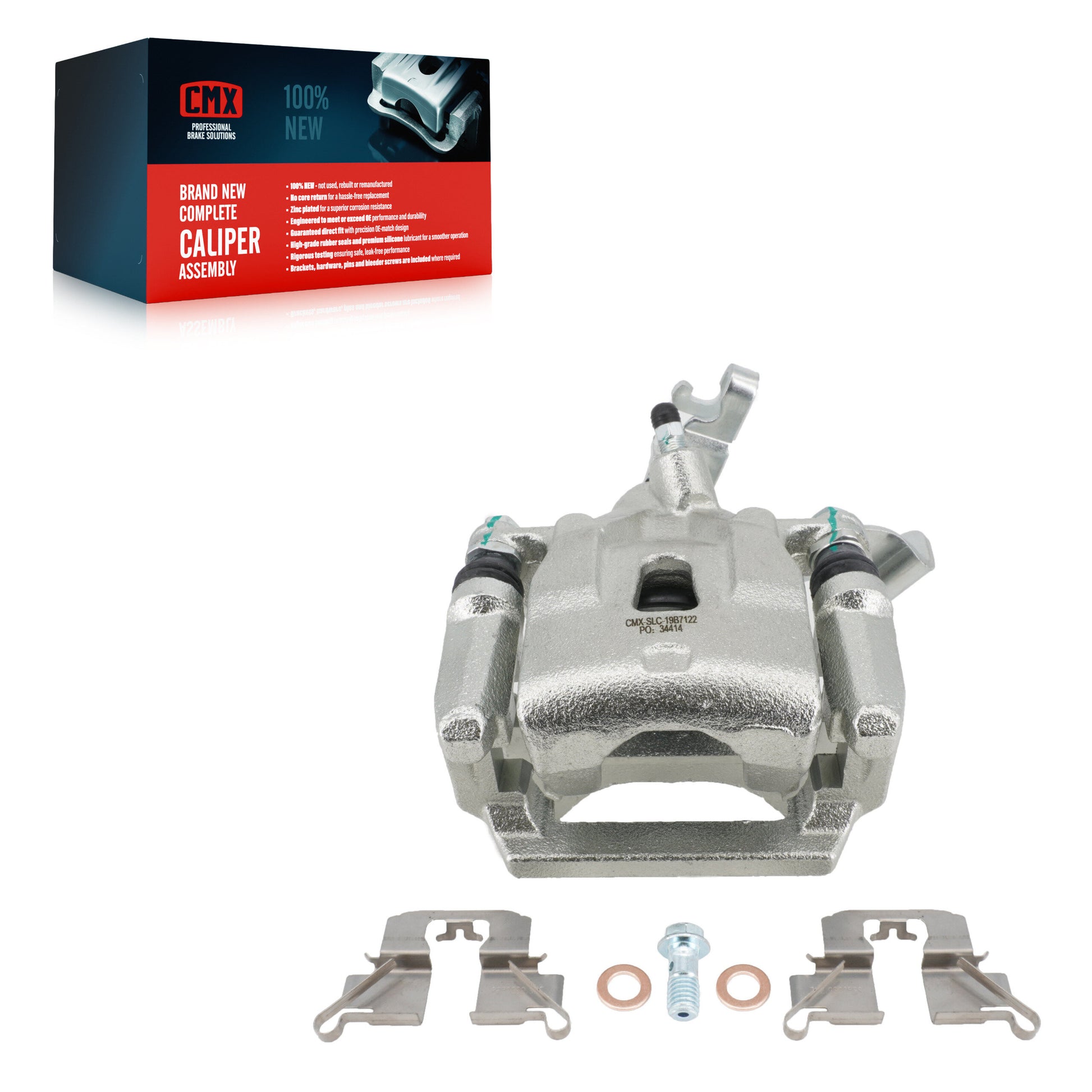 CMX SLC-19B7122 Disc Brake Caliper for 2013-2015 Mazda CX-5 - Rear Right