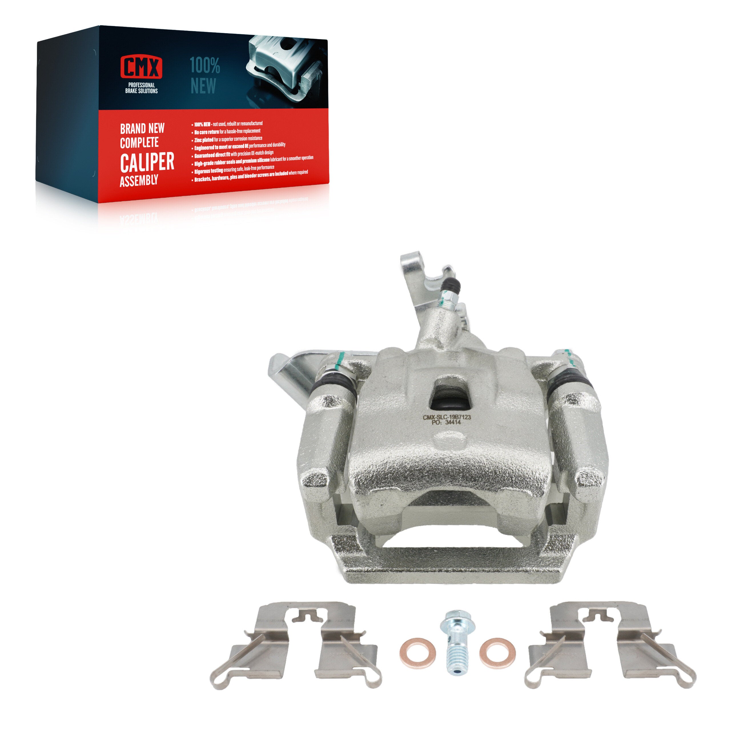 CMX SLC-19B7123 Disc Brake Caliper for 2013-2015 Mazda CX-5 - Rear Left