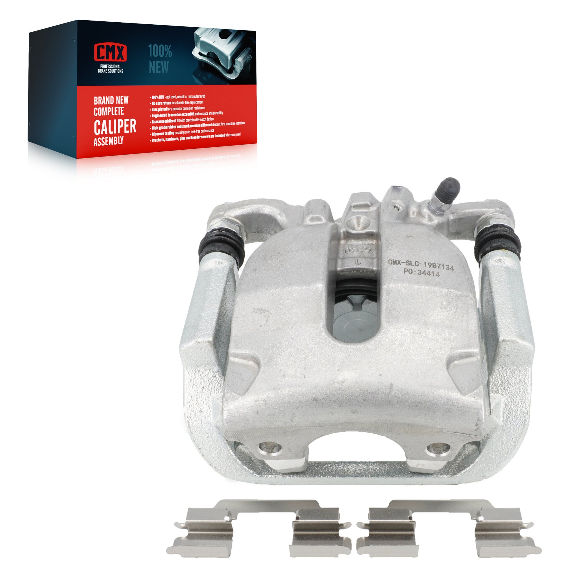 CMX SLC-19B7134 Disc Brake Caliper for 2012-2019 Mercedes-Benz GLE63 AMG S, Mercedes-Benz GLS550, Mercedes-Benz GLS63 AMG - Rear Left