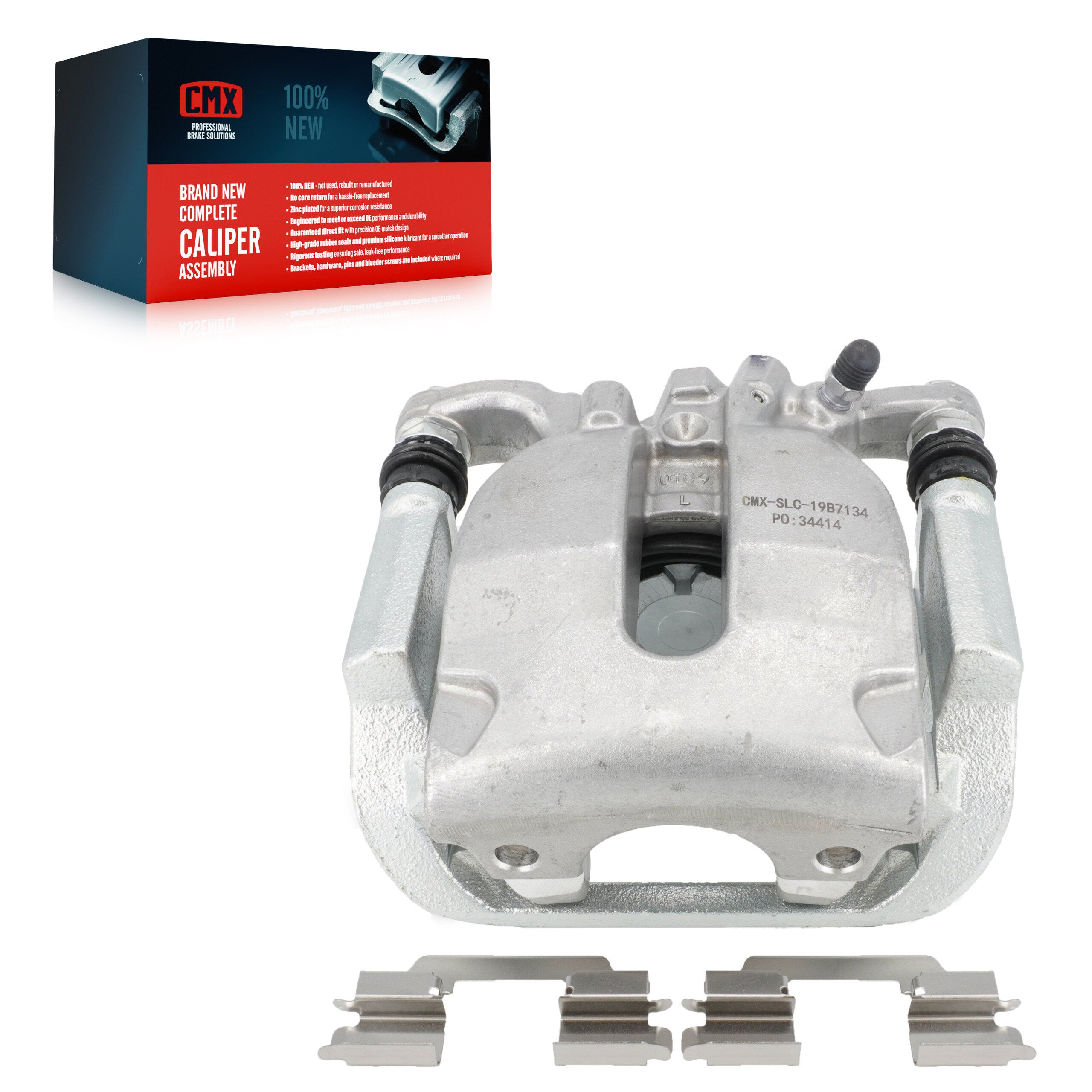CMX SLC-19B7134 Disc Brake Caliper for 2012-2019 Mercedes-Benz GLE63 AMG S, Mercedes-Benz GLS550, Mercedes-Benz GLS63 AMG - Rear Left