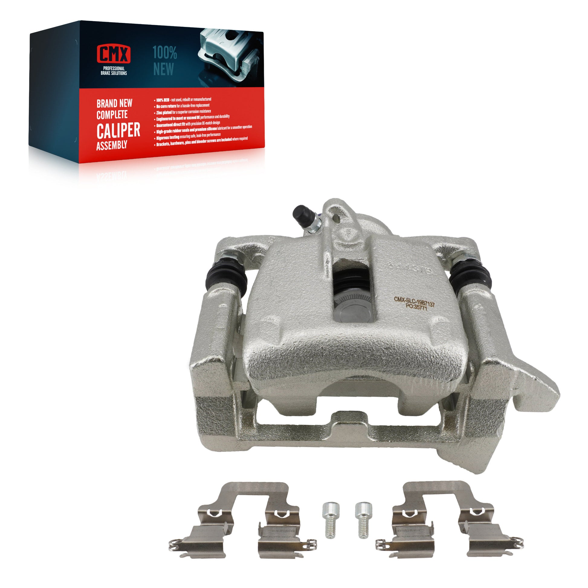 CMX SLC-19B7137 Disc Brake Caliper for 2012-2019 Audi A6 Quattro, Audi A7 Quattro, Audi Q5 - Rear Right