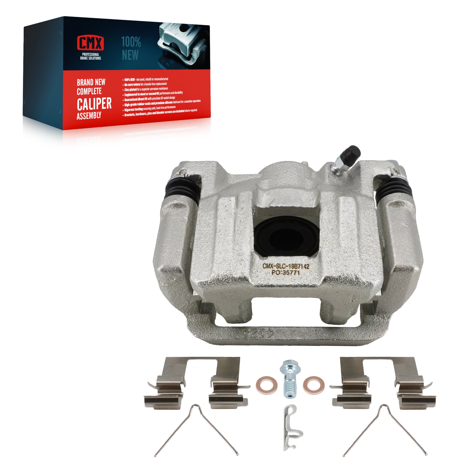 CMX SLC-19B7142 Disc Brake Caliper for 2014-2021 Honda Ridgeline, Honda Pilot, Acura MDX - Rear Right