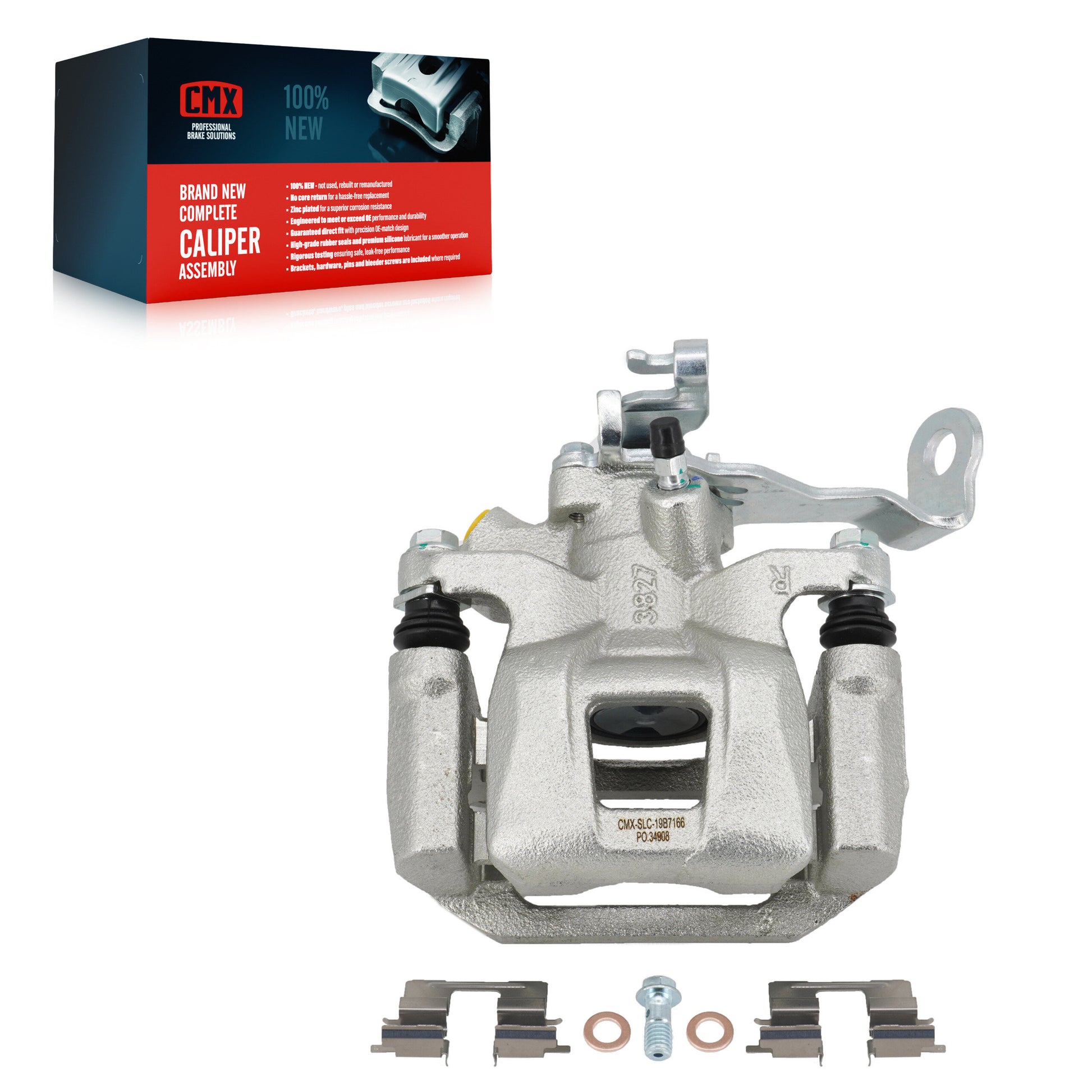 CMX SLC-19B7166 Disc Brake Caliper for 2014-2015 Mazda 6 - Rear Right