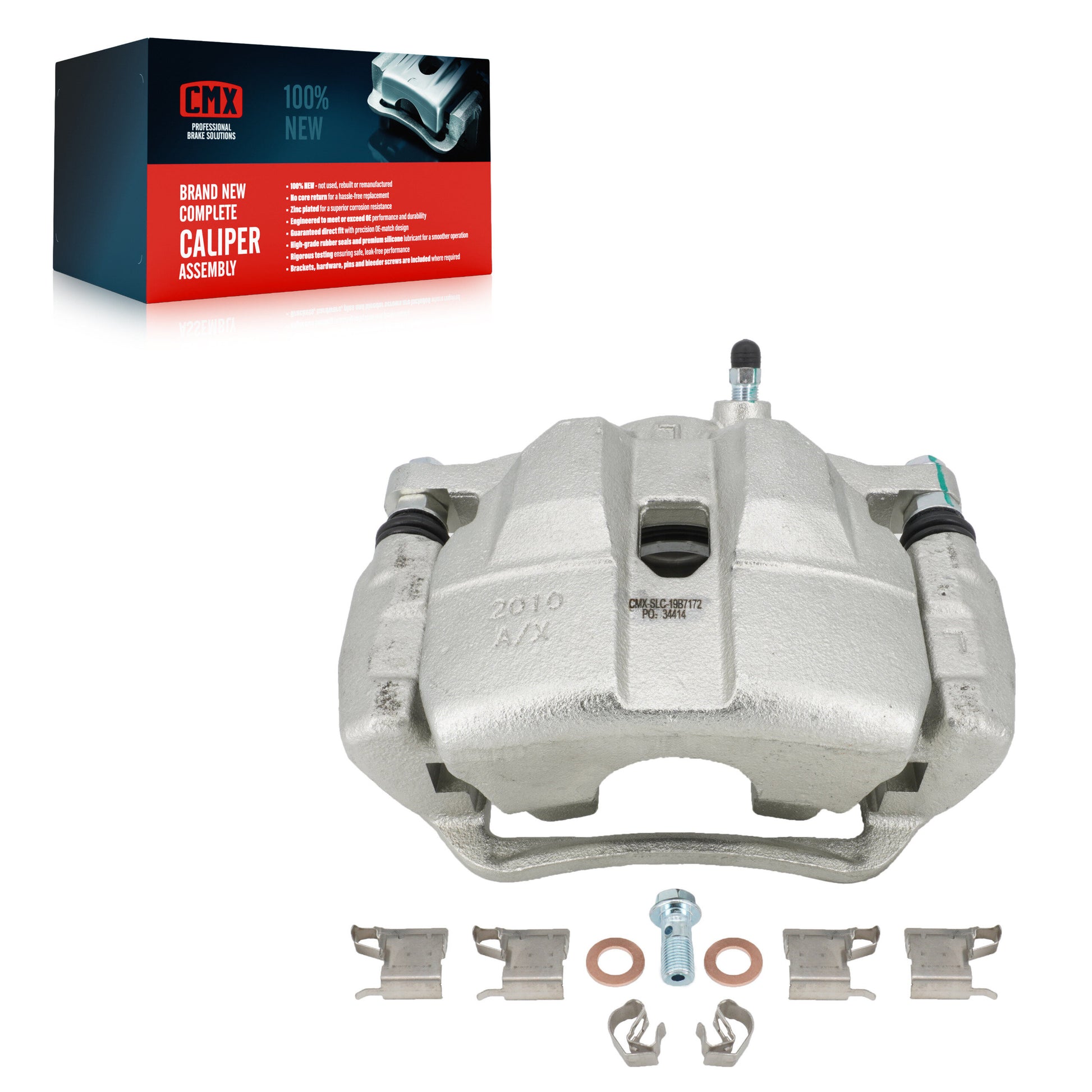 CMX SLC-19B7172 Disc Brake Caliper for 2014-2021 Mazda 6 - Front Left