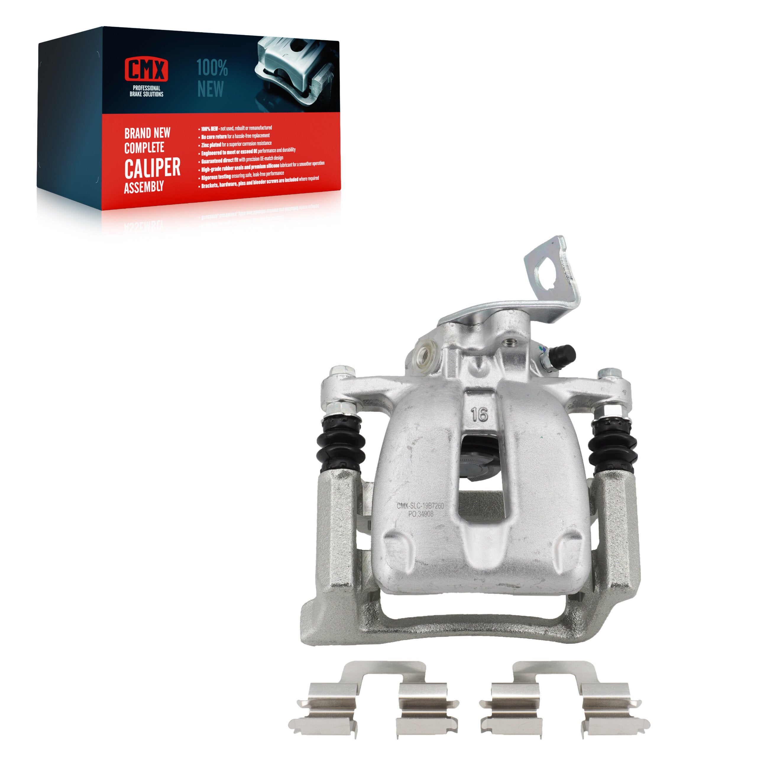 CMX SLC-19B7260 Disc Brake Caliper for 2008-2012 Volkswagen CC, Volkswagen Passat CC, Volkswagen Passat - Rear Left