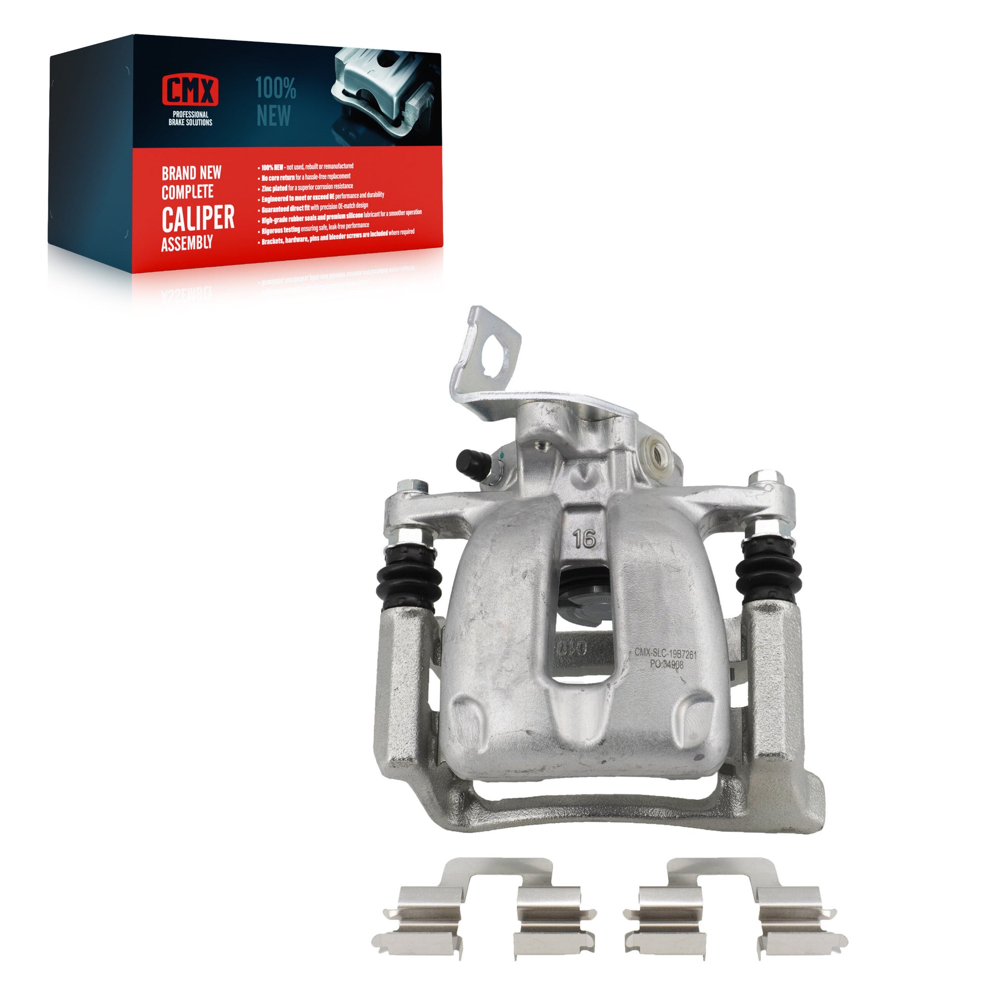 CMX SLC-19B7261 Disc Brake Caliper for 2008-2012 Volkswagen CC, Volkswagen Passat CC, Volkswagen Passat - Rear Right