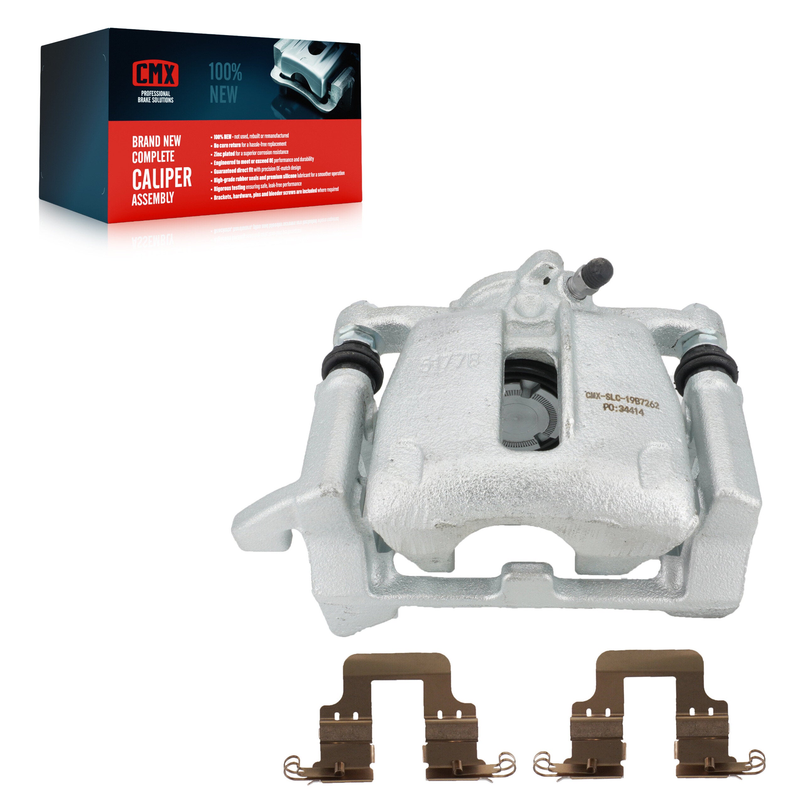 CMX SLC-19B7262 Disc Brake Caliper for 2008-2012 Audi A4, Audi A4 Quattro, Audi A5 - Rear Left