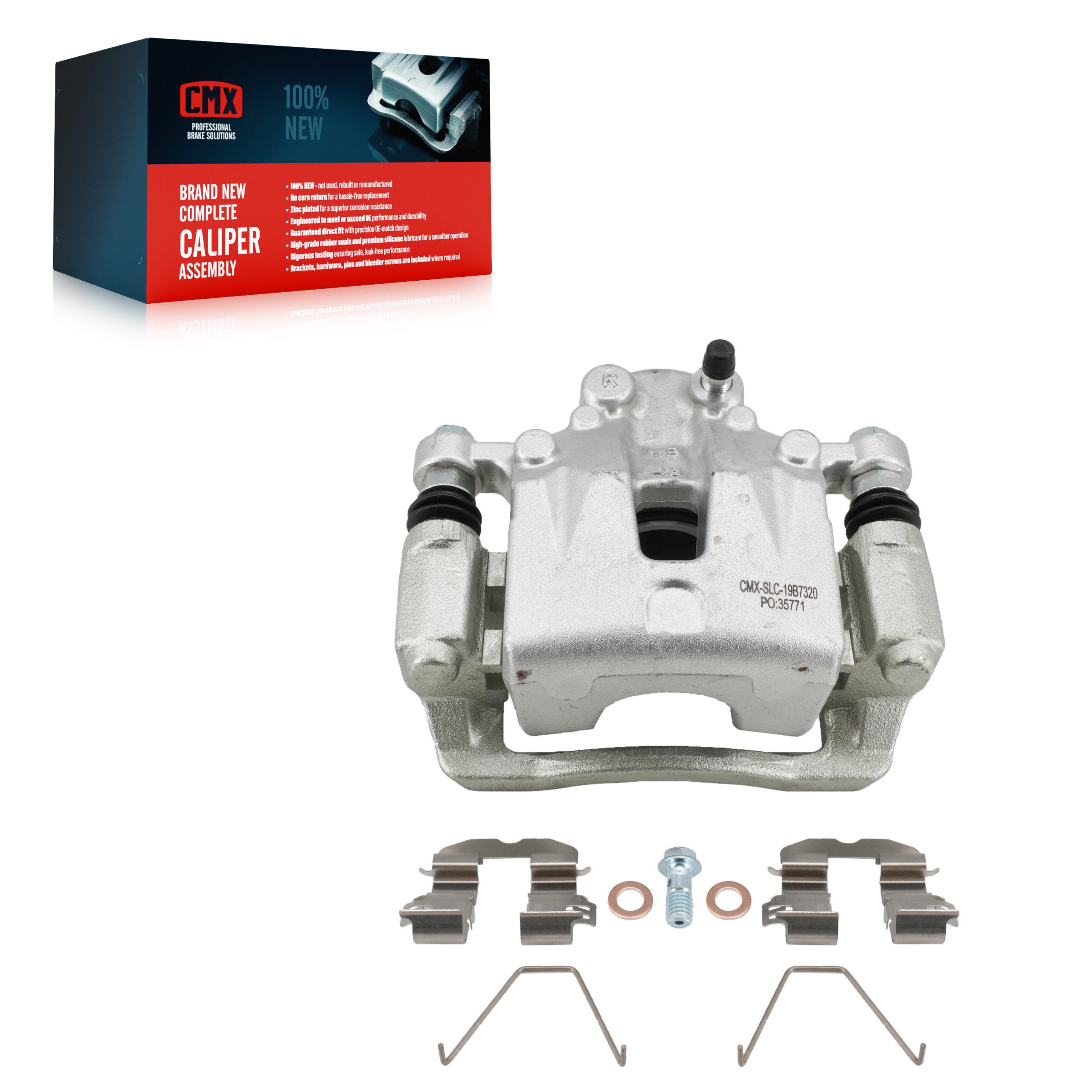 CMX SLC-19B7320 Disc Brake Caliper for 2015-2021 Kia Sedona - Rear Right