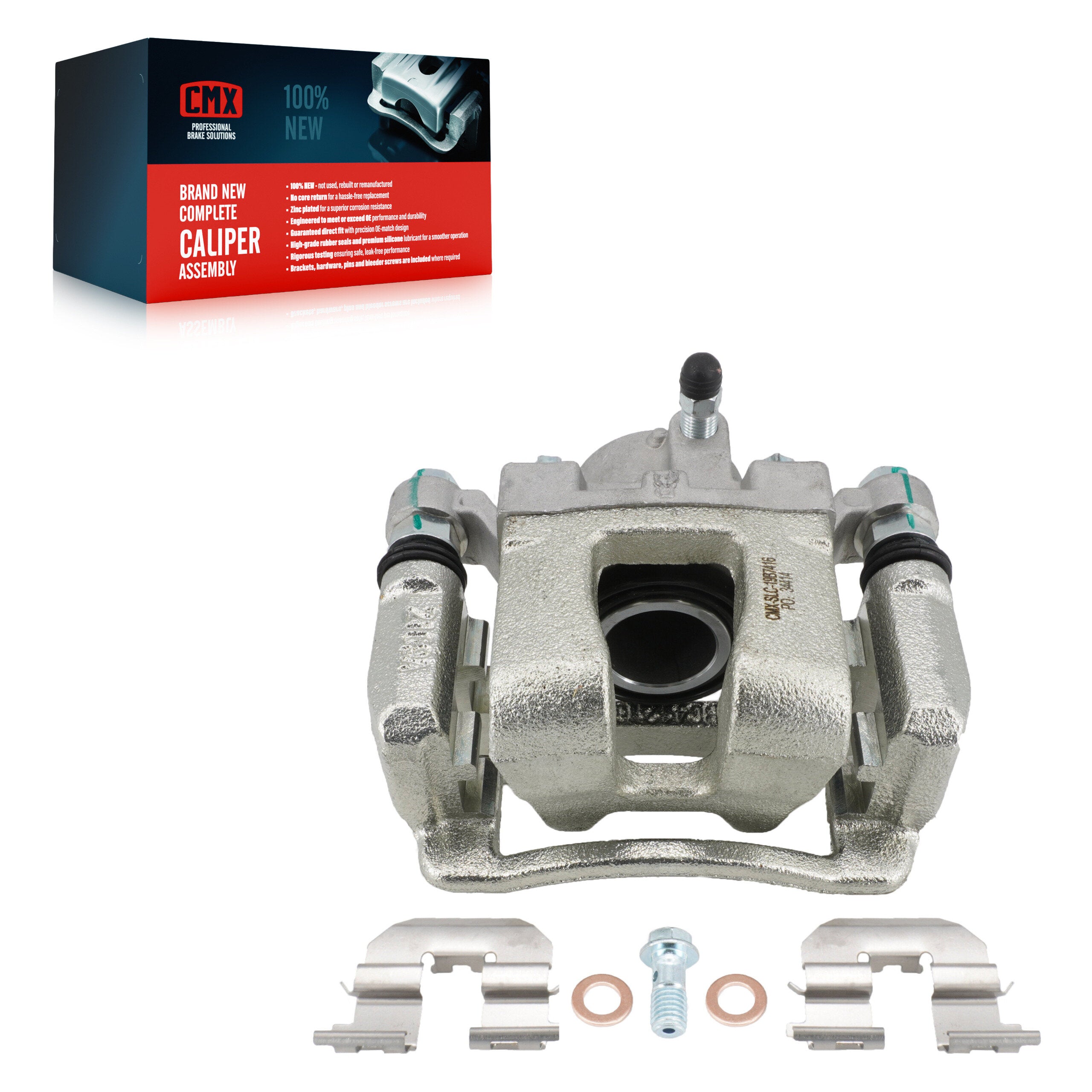 CMX SLC-19B7416 Disc Brake Caliper for 2016-2021 Hyundai Tucson, Kia Sportage - Rear Right