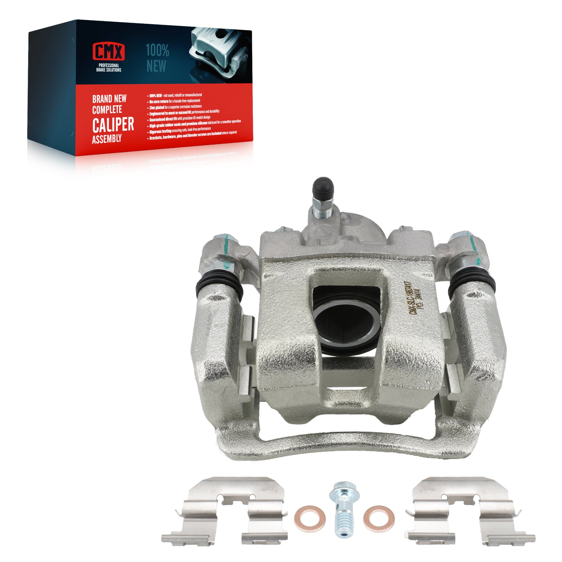 CMX SLC-19B7417 Disc Brake Caliper for 2016-2021 Hyundai Tucson, Kia Sportage - Rear Left