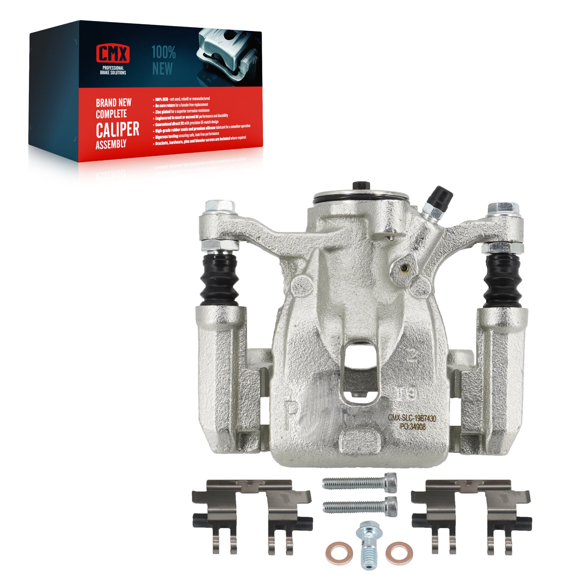 CMX SLC-19B7430 Disc Brake Caliper for 2016-2025 Mazda CX-5 - Rear Right