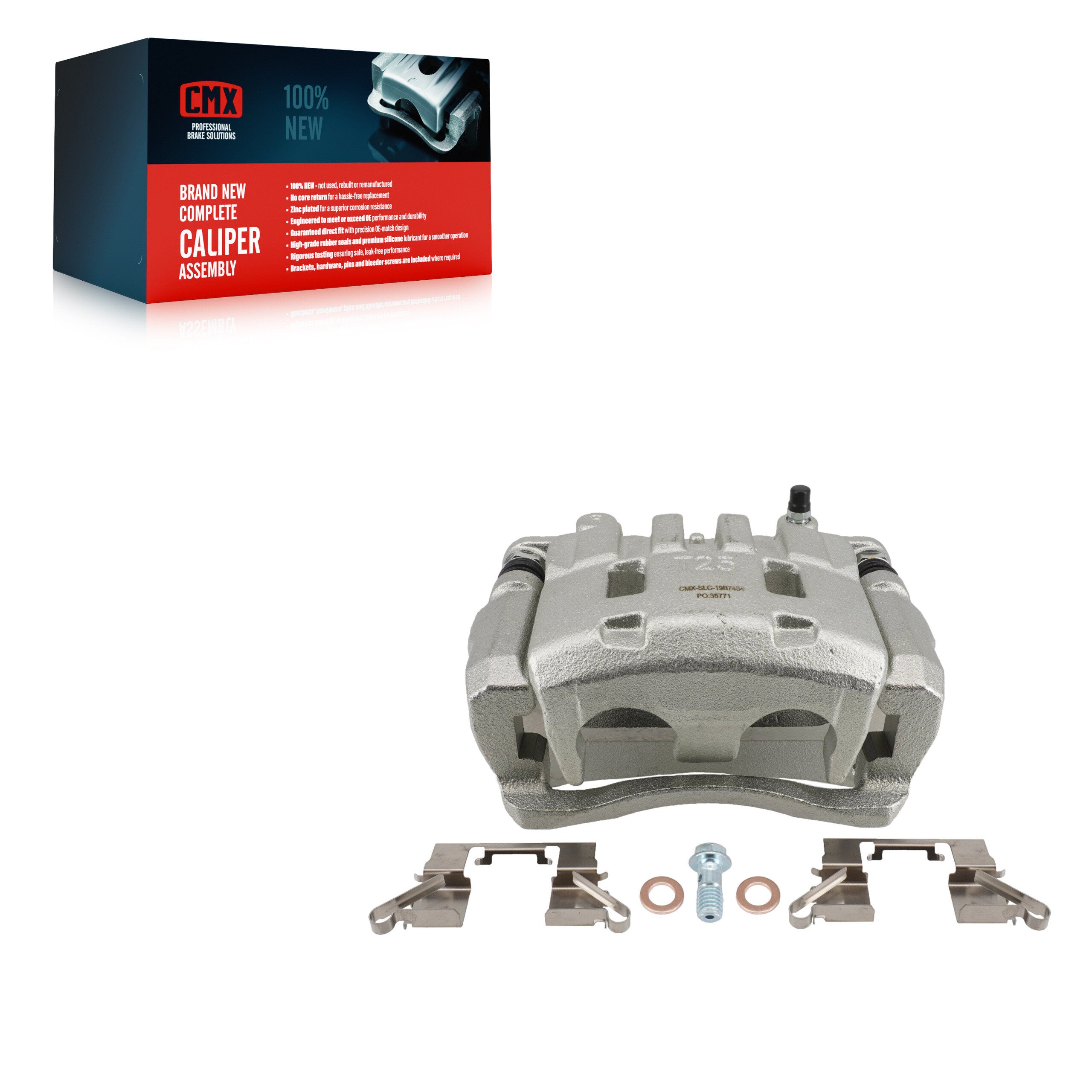CMX SLC-19B7454 Disc Brake Caliper for 2017-2023 Subaru Forester, Subaru Crosstrek, Subaru Impreza - Front Right
