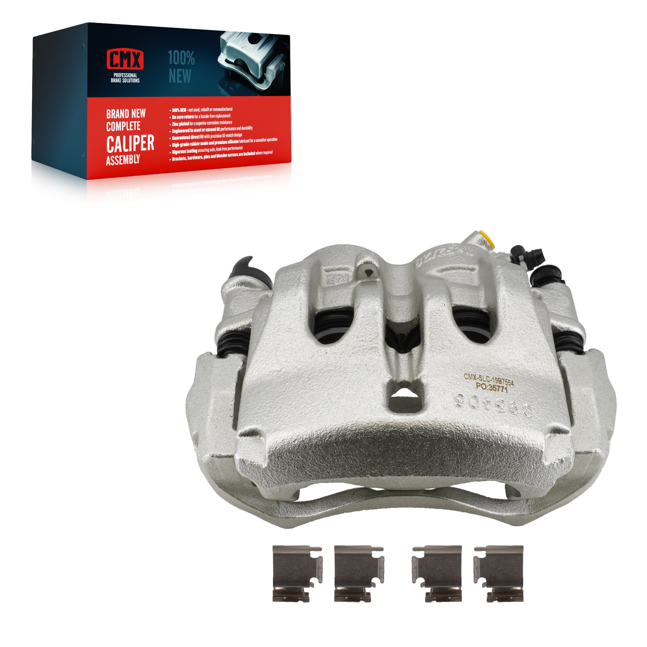 CMX SLC-19B7554 Disc Brake Caliper for 2019-2024 Freightliner Sprinter 1500, Freightliner Sprinter 2500, Freightliner Sprinter 3500 - Front Right