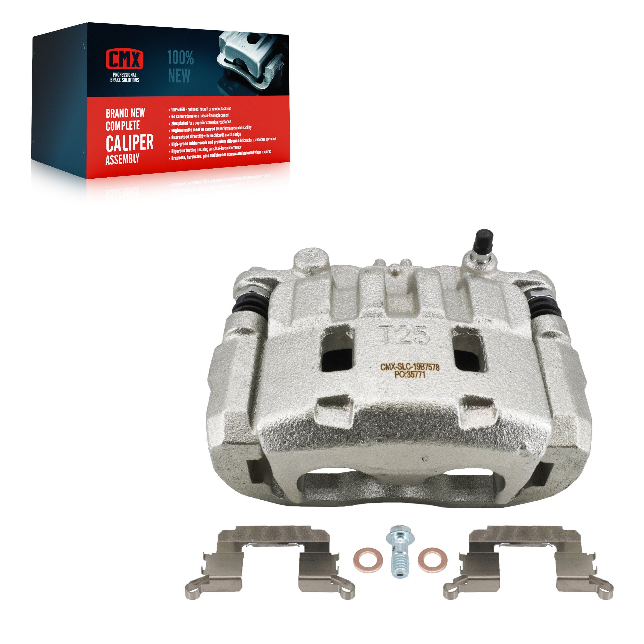 CMX SLC-19B7578 Disc Brake Caliper for 2017-2023 Subaru Impreza - Front Left