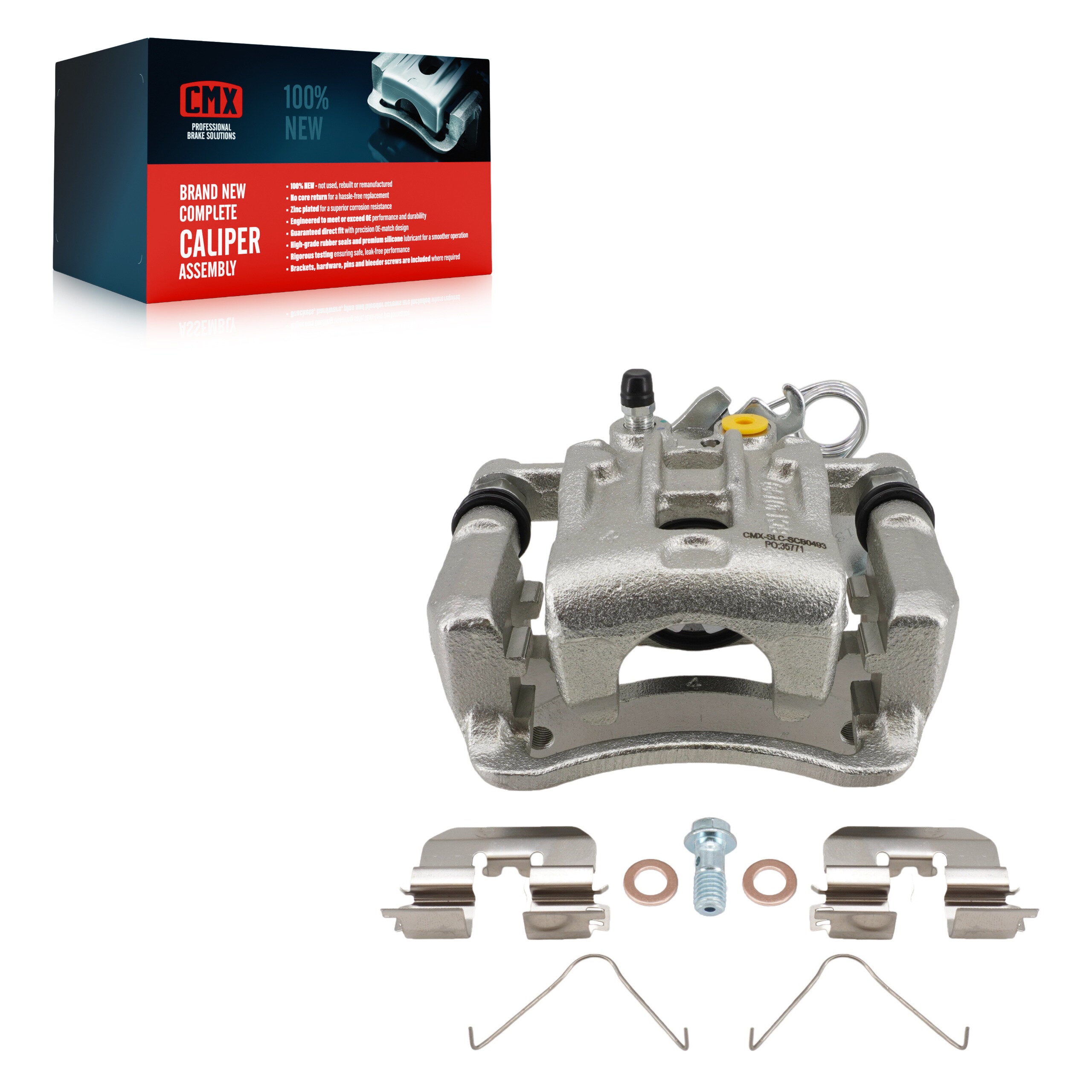 CMX SLC-SCB0493 Disc Brake Caliper for 2014-2017 Kia Rondo - Rear Left