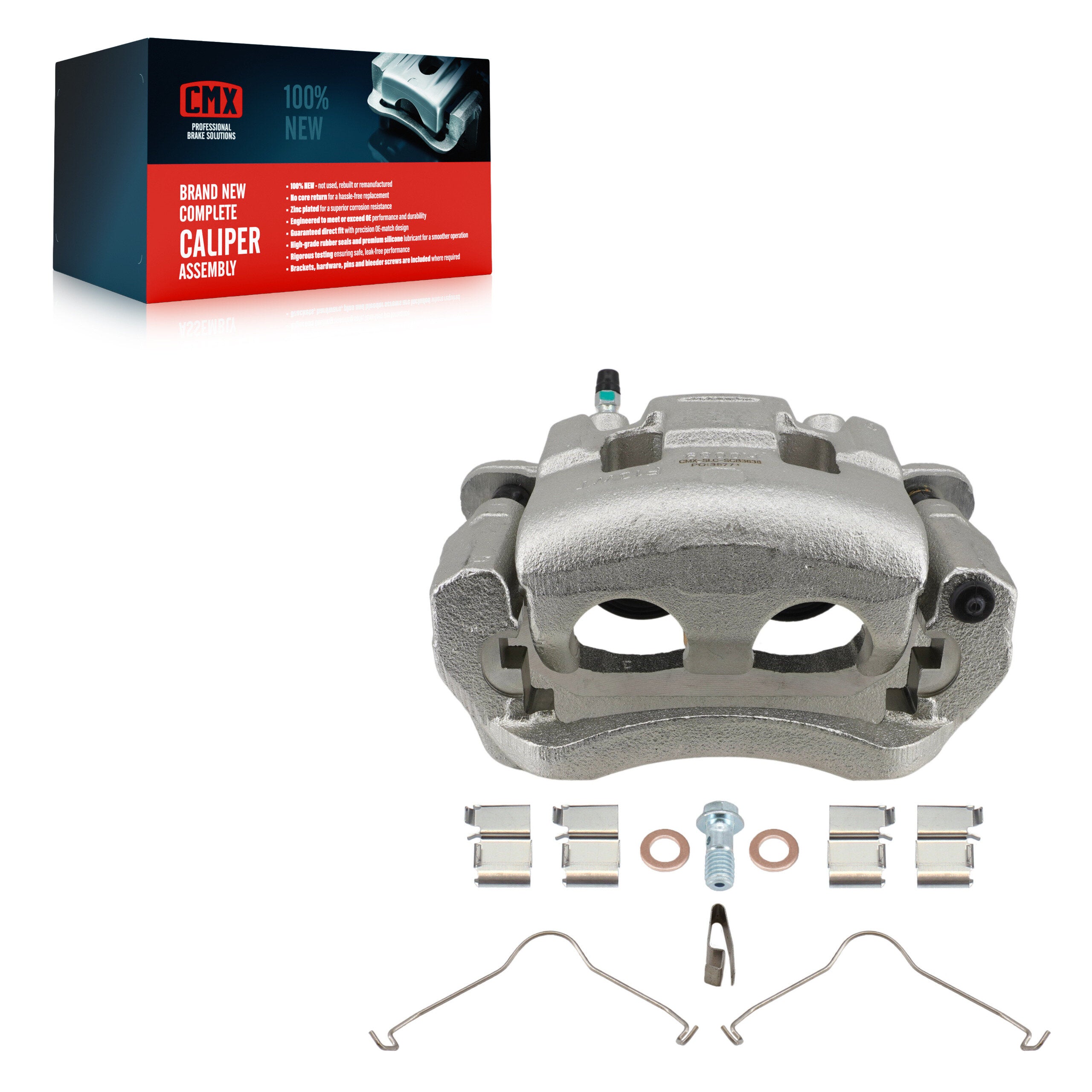 CMX SLC-SCB3638 Disc Brake Caliper for 2016-2025 Mazda CX-5, Mazda CX-9 - Front Right