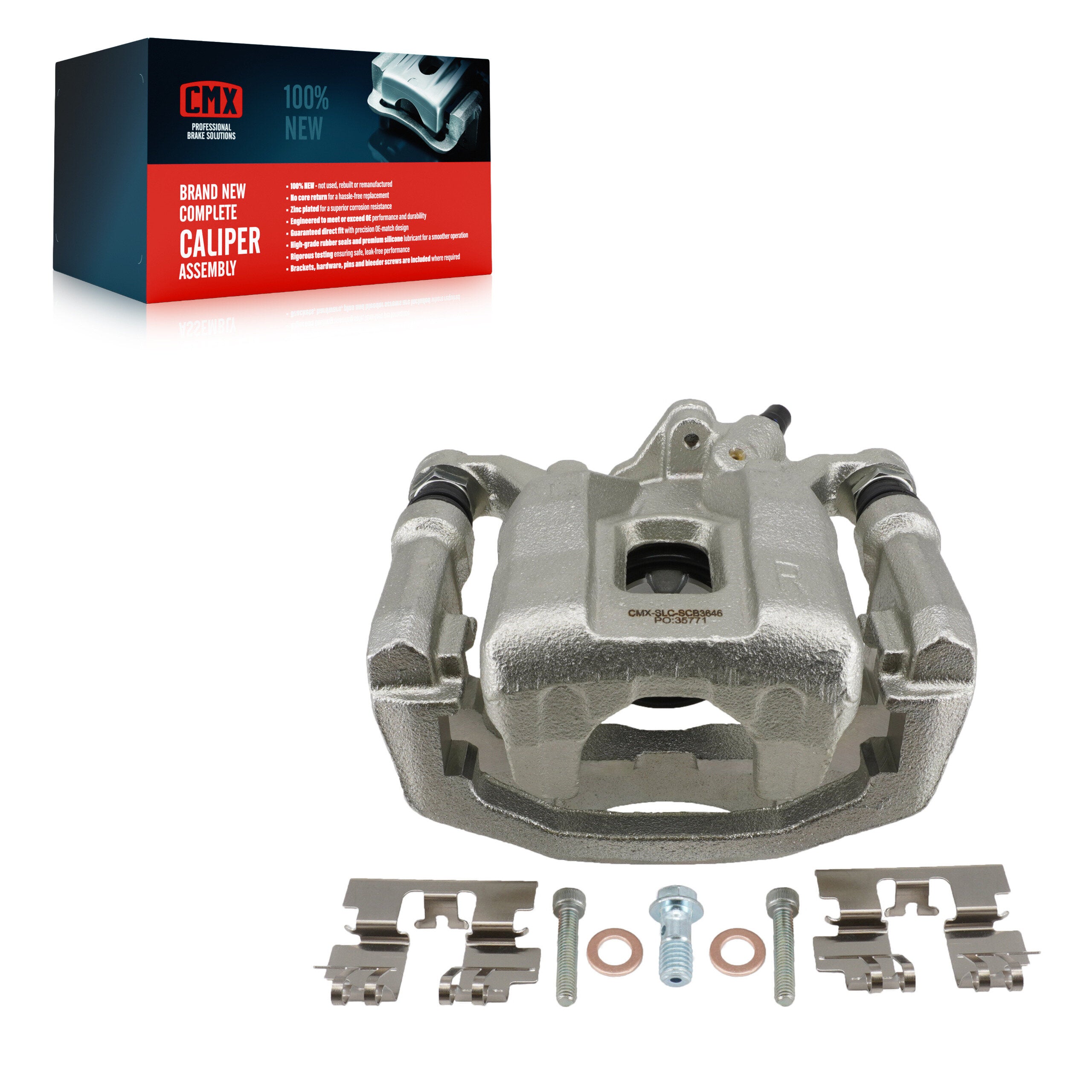 CMX SLC-SCB3646 Disc Brake Caliper for 2016-2023 Mazda CX-9 - Rear Right