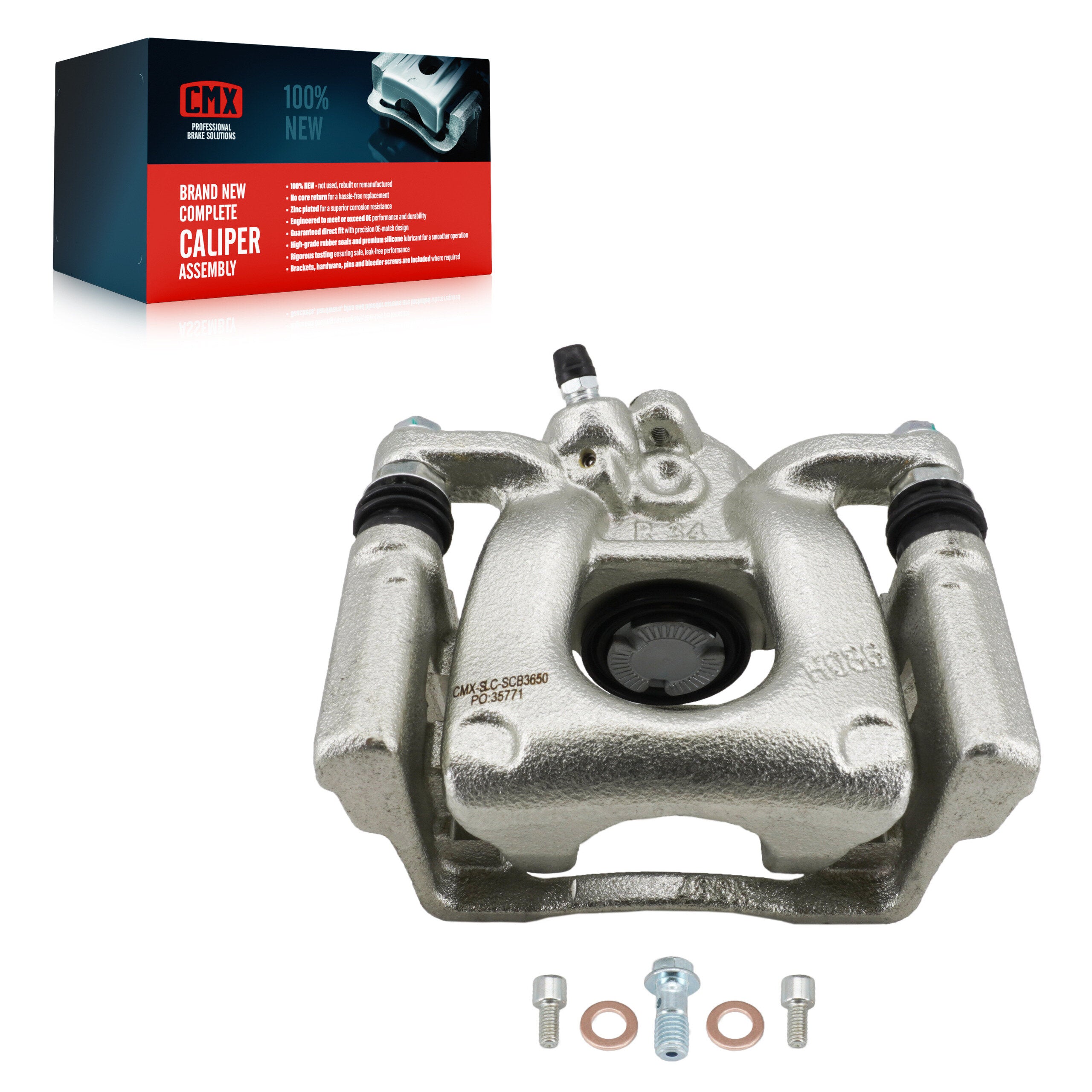 CMX SLC-SCB3650 Disc Brake Caliper for 2019-2021 Mazda CX-3 - Rear Right