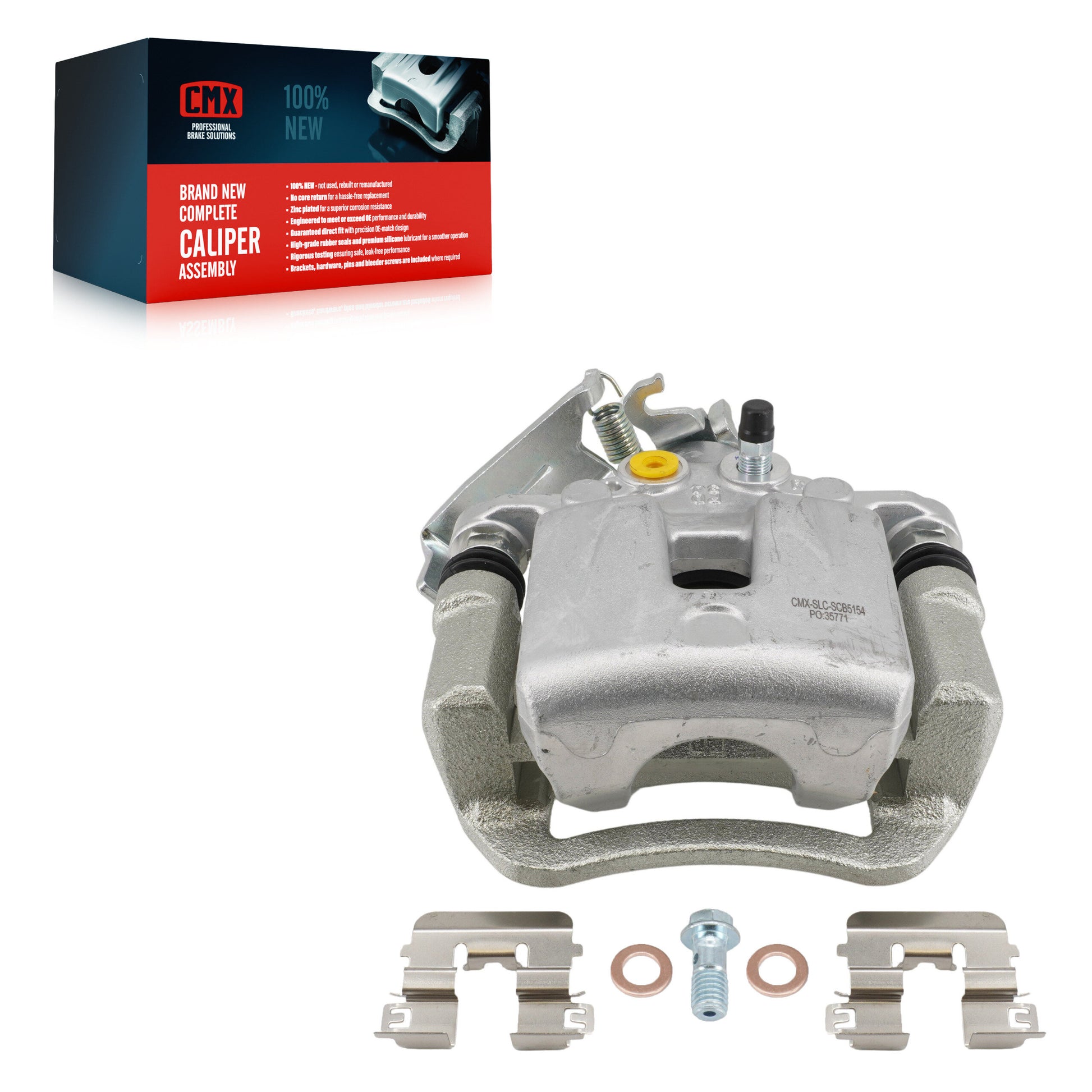 CMX SLC-SCB5154 Disc Brake Caliper for 2018-2023 Kia Forte5, Kia Forte, Hyundai Elantra GT - Rear Right