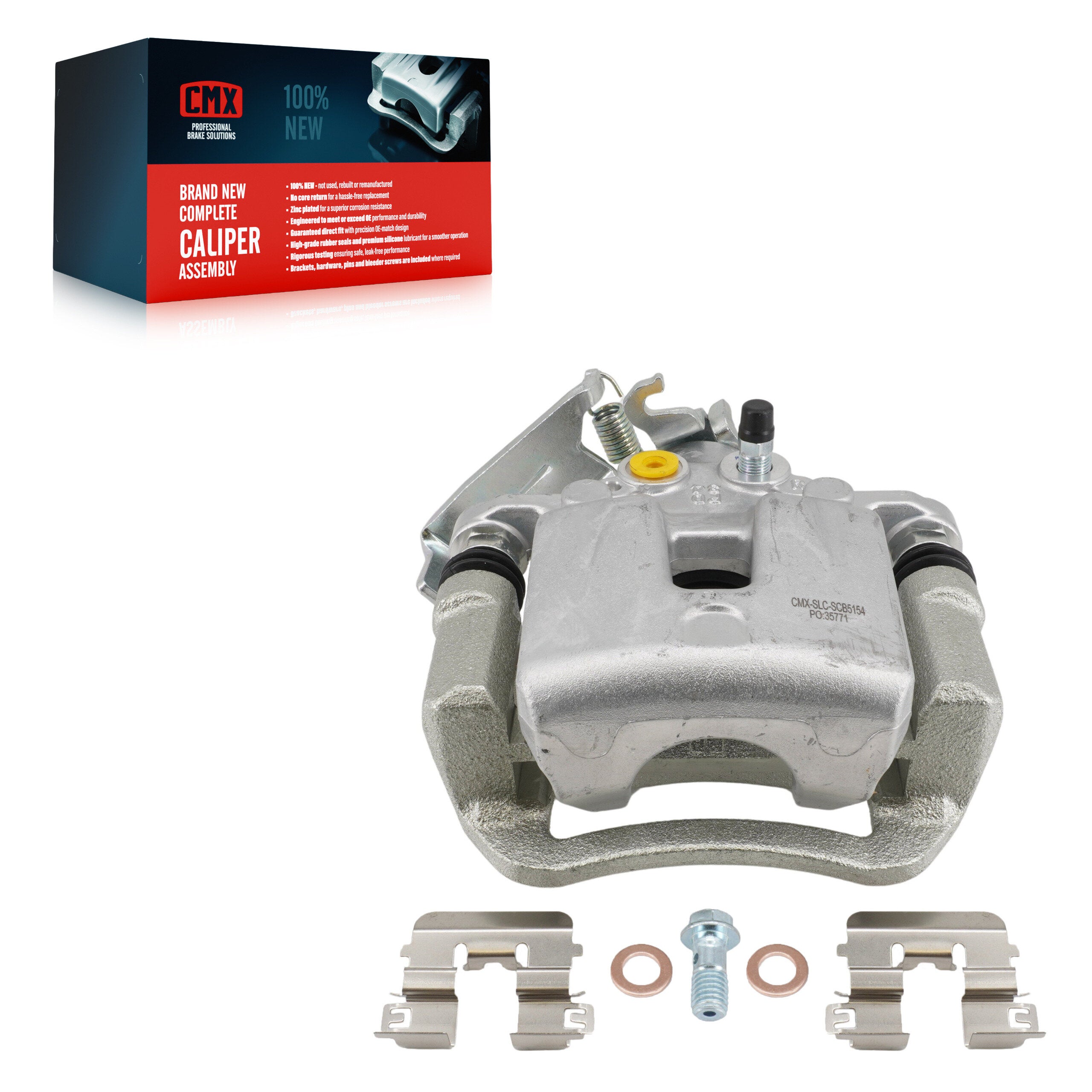 CMX SLC-SCB5154 Disc Brake Caliper for 2018-2023 Kia Forte5, Kia Forte, Hyundai Elantra GT - Rear Right