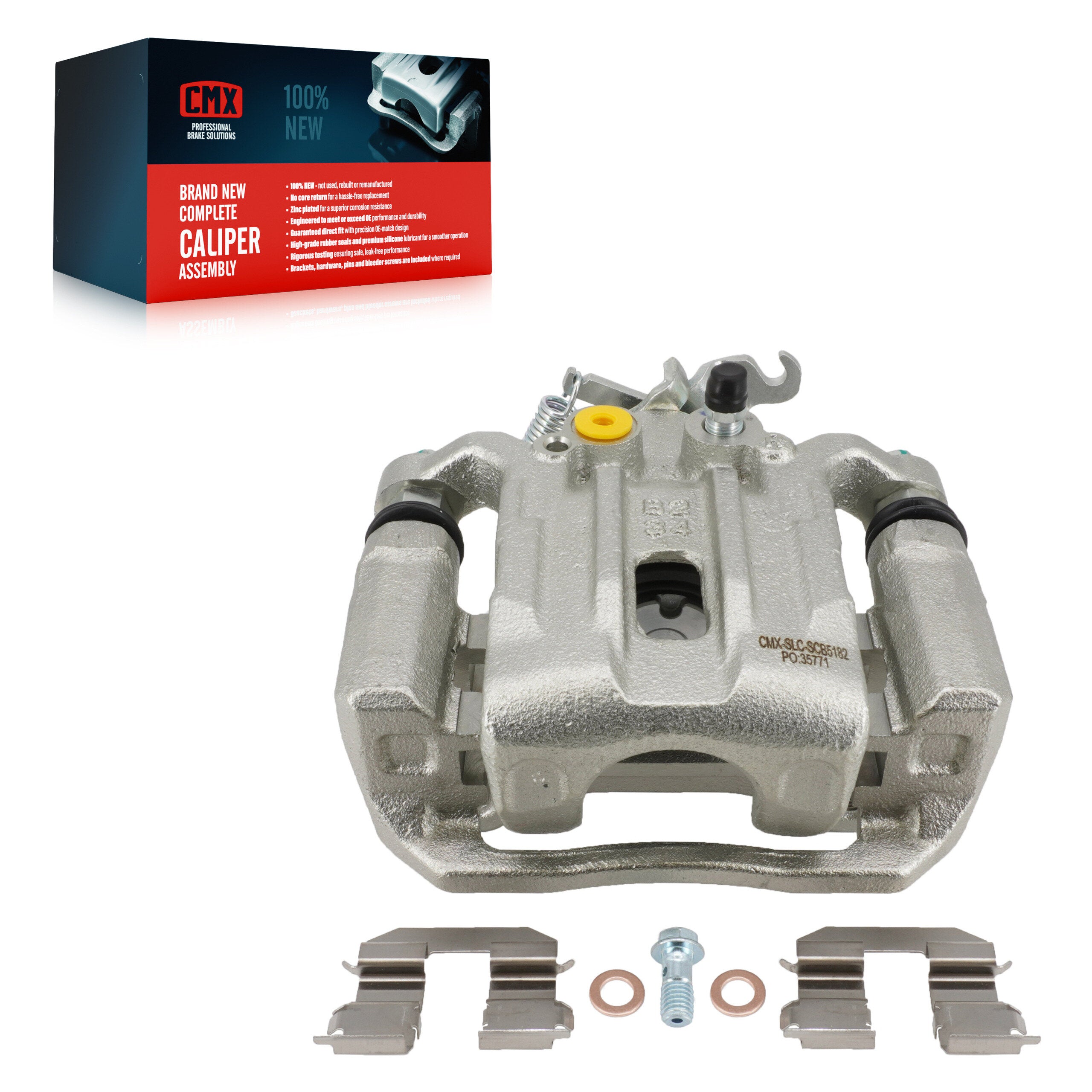 CMX SLC-SCB5182 Disc Brake Caliper for 2018-2023 Hyundai Kona - Rear Right