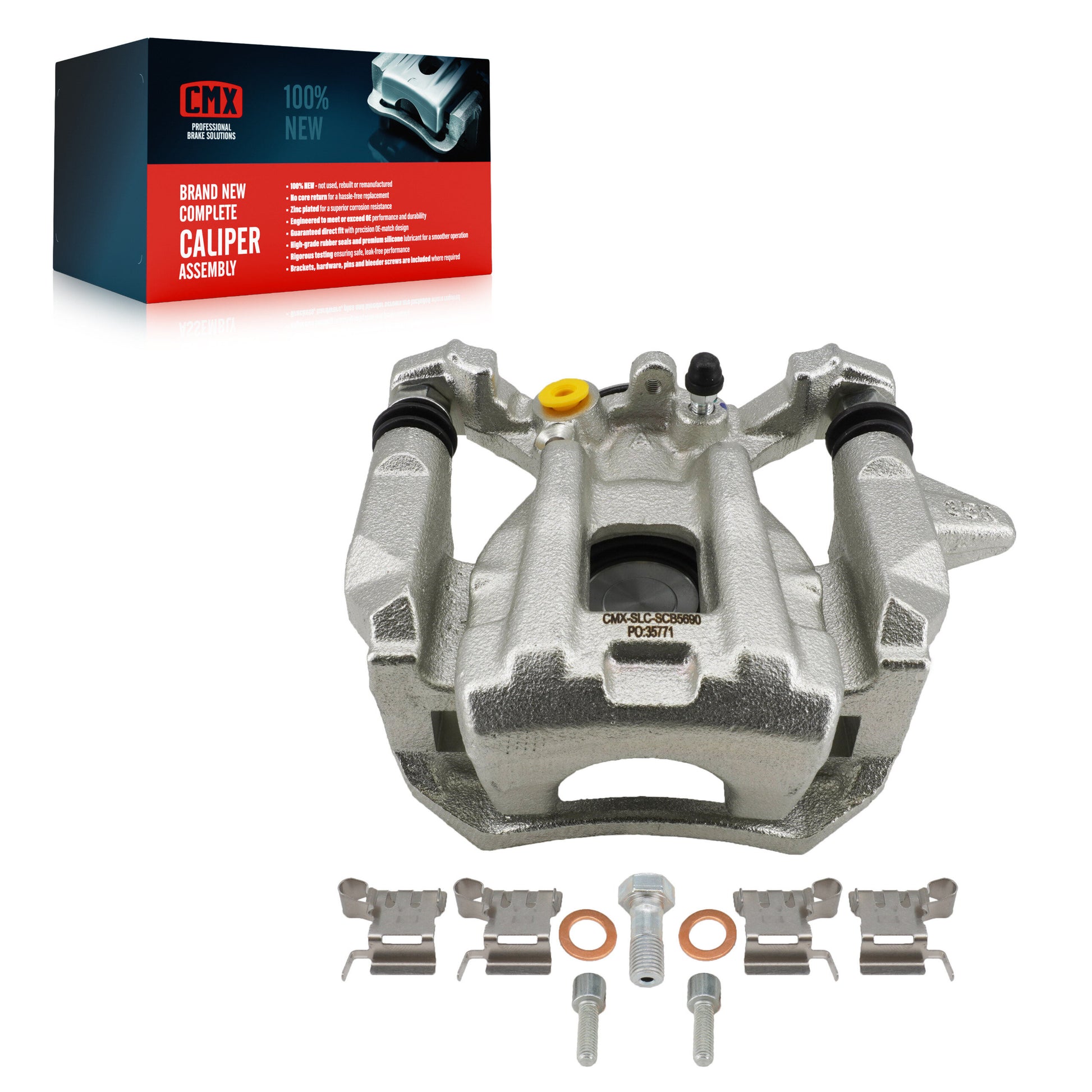 CMX SLC-SCB5690 Disc Brake Caliper for 2019-2026 Toyota Corolla - Rear Right