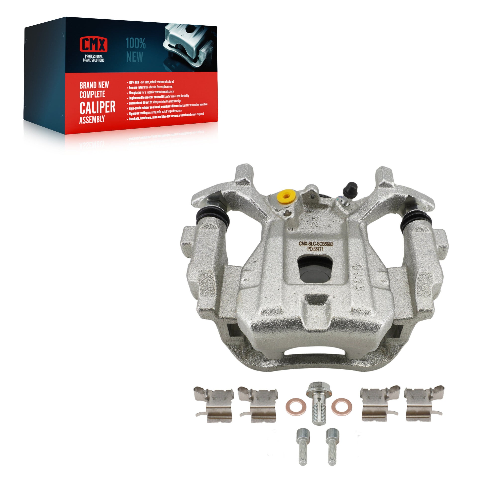 CMX SLC-SCB5692 Disc Brake Caliper for 2019-2025 Toyota RAV4, Toyota Prius, Toyota Prius Prime - Rear Right