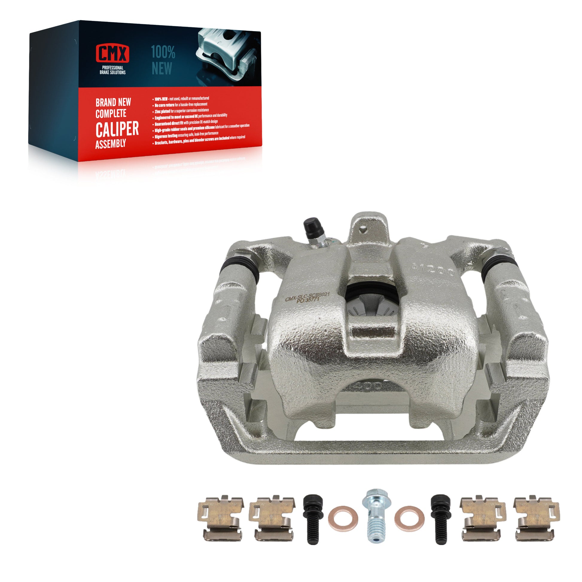 CMX SLC-SCB6021 Disc Brake Caliper for 2019-2025 Chevrolet Silverado EV, GMC Hummer EV SUV, GMC Sierra EV - Rear Left