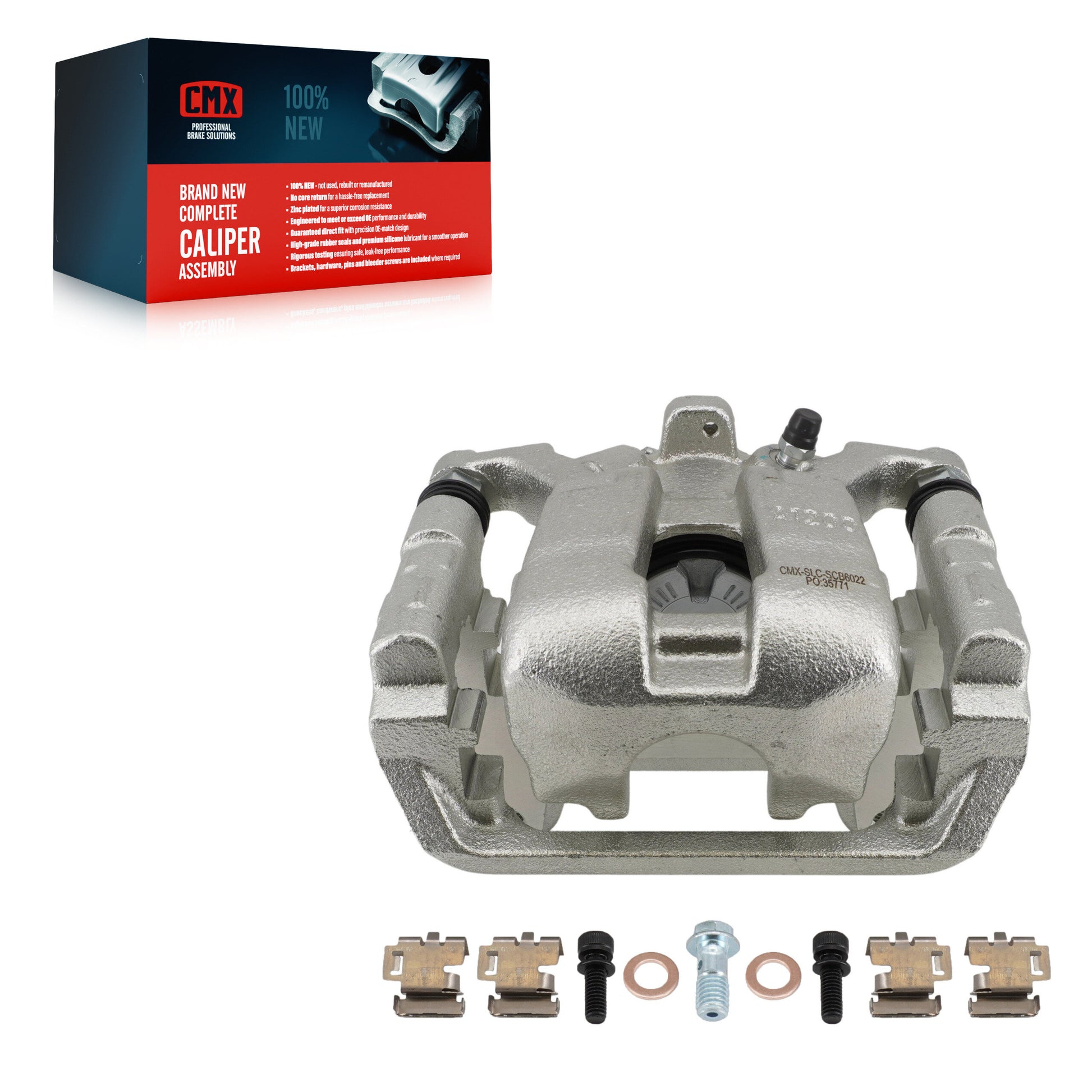 CMX SLC-SCB6022 Disc Brake Caliper for 2019-2025 Chevrolet Silverado EV, GMC Hummer EV SUV, GMC Sierra EV - Rear Right