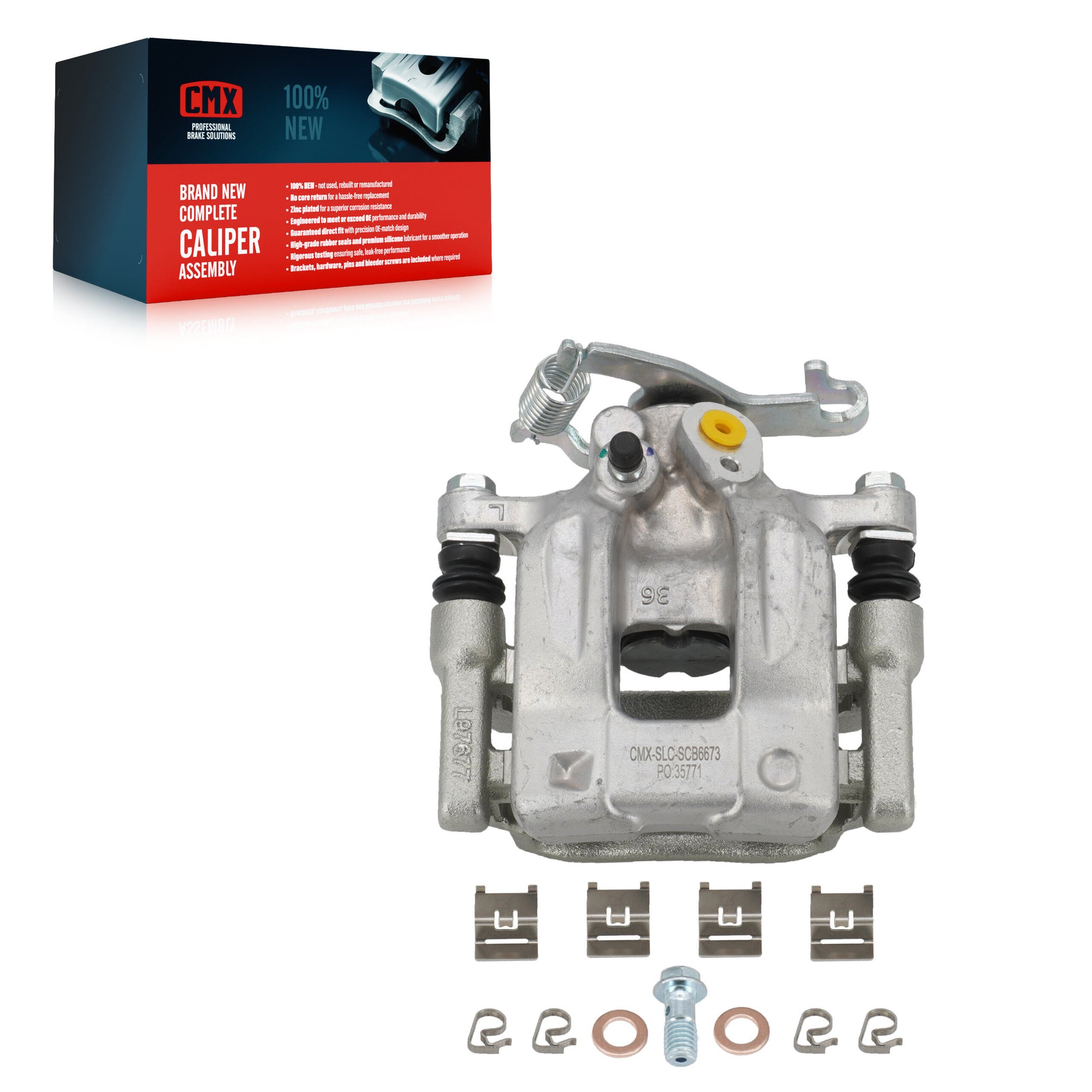 CMX SLC-SCB6673 Disc Brake Caliper for 2020-2024 Nissan Sentra - Rear Left