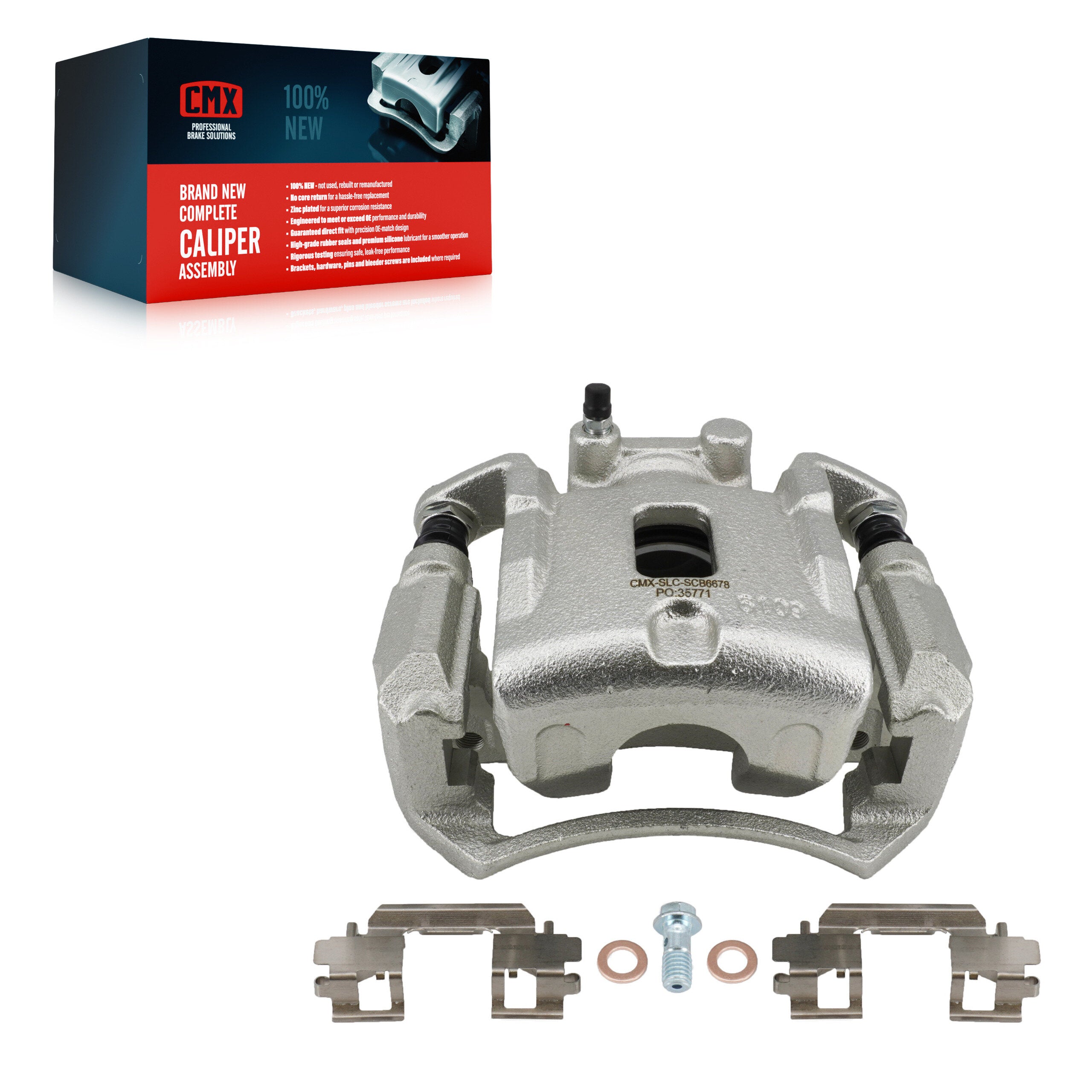 CMX SLC-SCB6678 Disc Brake Caliper for 2020-2024 Nissan Sentra - Front Right