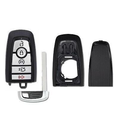 Smart Key Fob Shell Case for Ford Fusion, Edge, Explorer, Expedition, Mustang, Escape, Lincoln Corsair, Aviator, Navigator, Nautilus 2017-2022 M3N-A2C93142600 164-R8149 (5 Button)