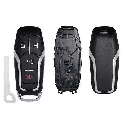 Smart Key Fob Shell Case for Ford Fusion Explorer Edge Mustang 2013-2017 M3N-A2C31243300 164-R8109 (4 Button)