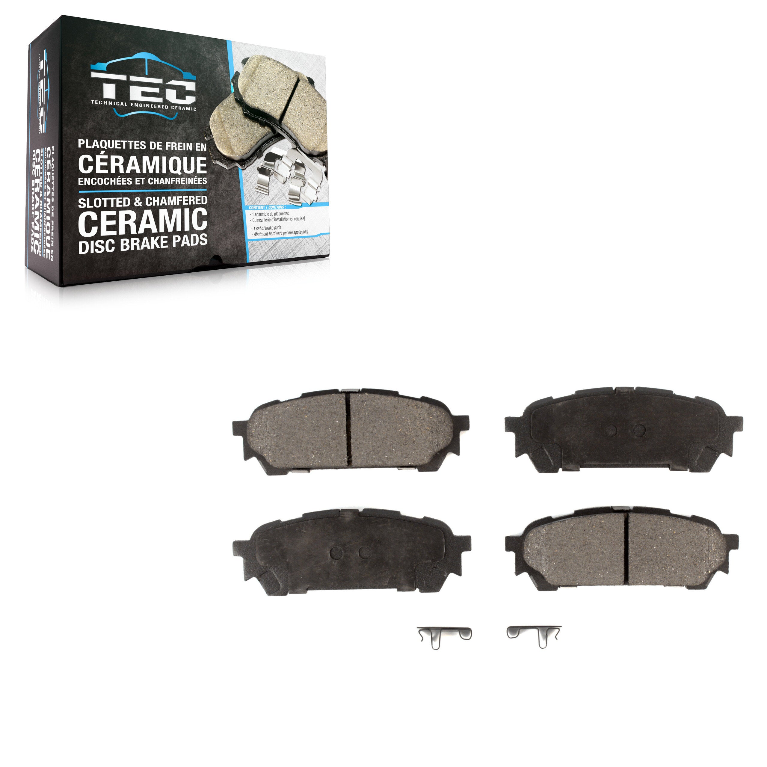 TEC TEC-1004 Disc Brake Pad for 2003-2008 Subaru Impreza, Saab 9-2X, Subaru Forester - Rear