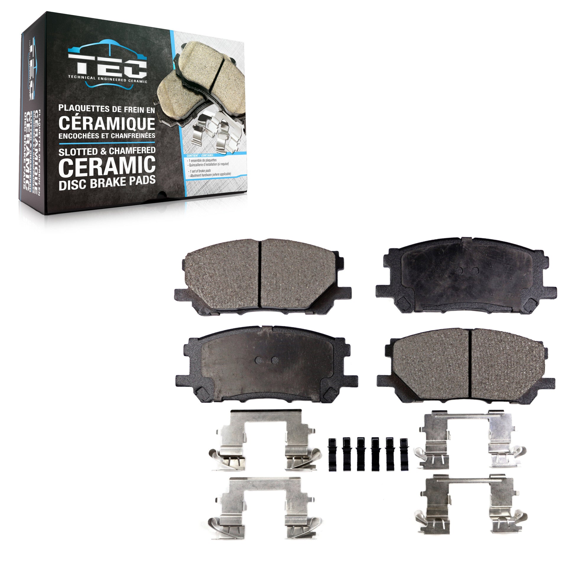 TEC TEC-1005 Disc Brake Pad for 2004-2009 Lexus RX350, Lexus RX400h, Toyota Highlander - Front