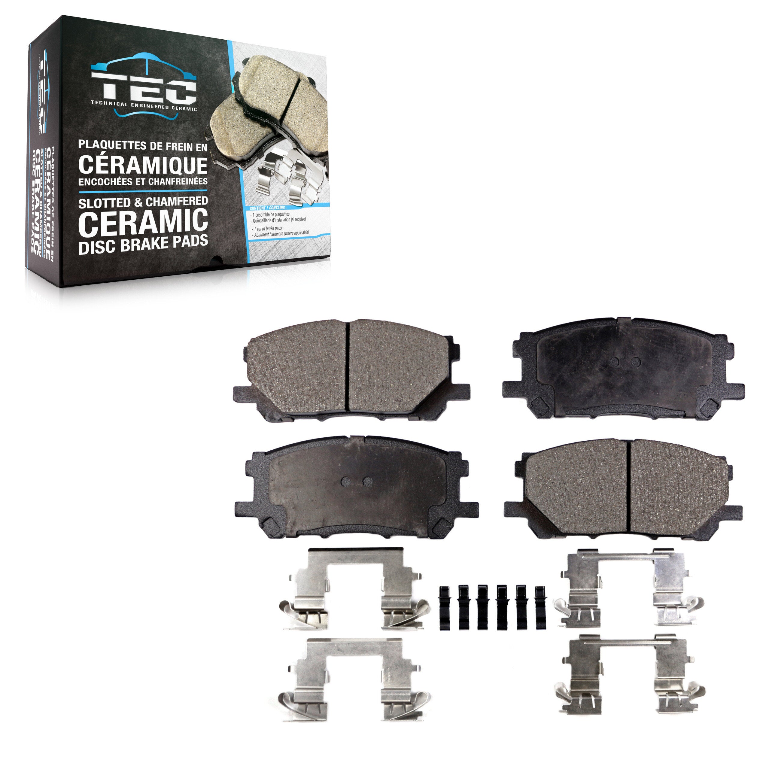 TEC TEC-1005 Disc Brake Pad for 2004-2009 Lexus RX350, Lexus RX400h, Toyota Highlander - Front