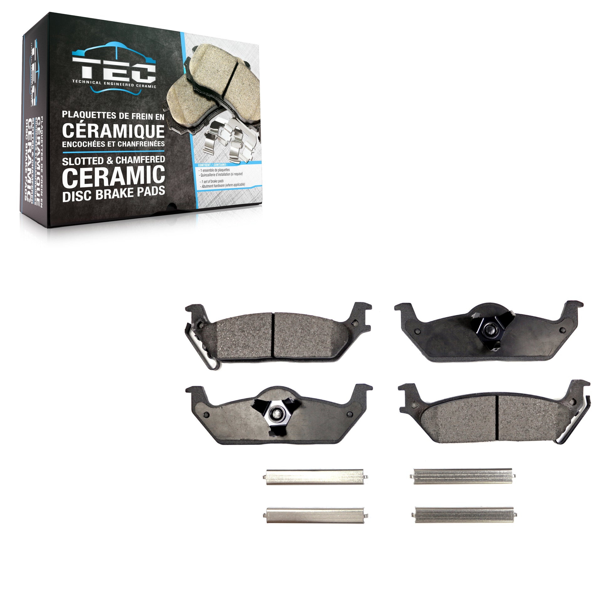 TEC TEC-1012 Disc Brake Pad for 2004-2011 Lincoln Mark LT, Ford F-150 - Rear
