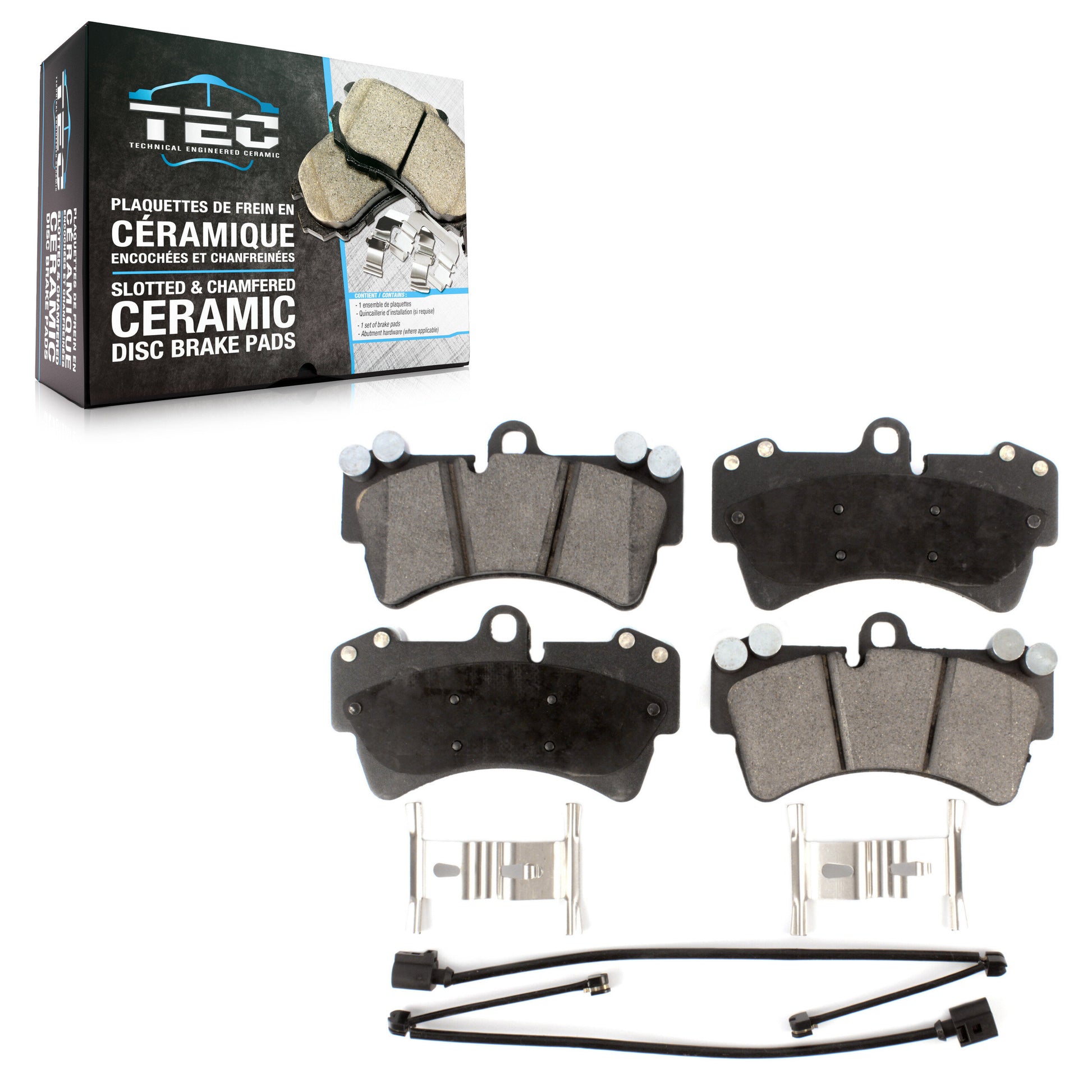 TEC TEC-1014 Disc Brake Pad for 2003-2017 Audi R8, Audi Q7, Porsche Cayenne - Front