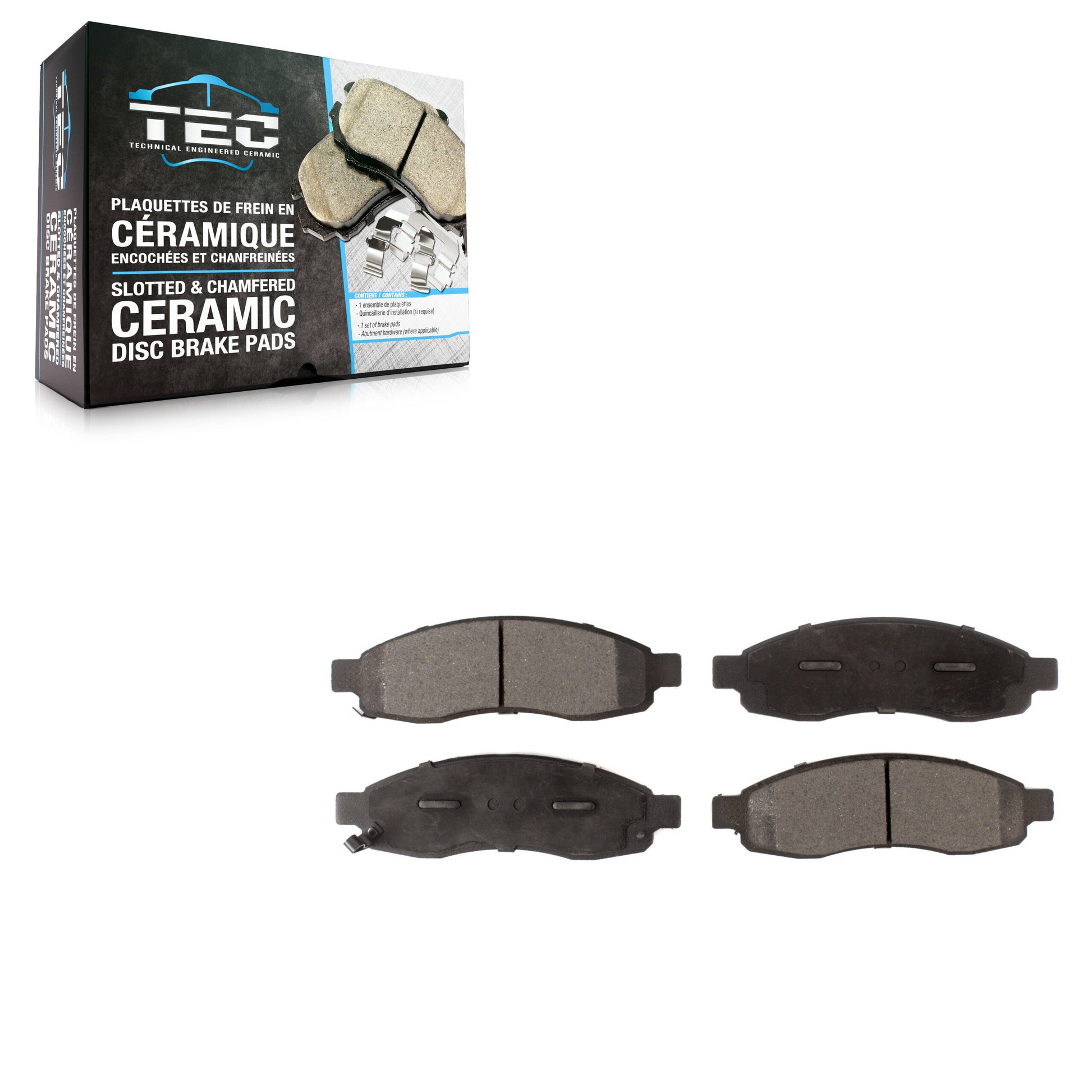 TEC TEC-1015 Disc Brake Pad for 2004-2007 Nissan Armada, INFINITI QX56, Nissan Pathfinder Armada - Front
