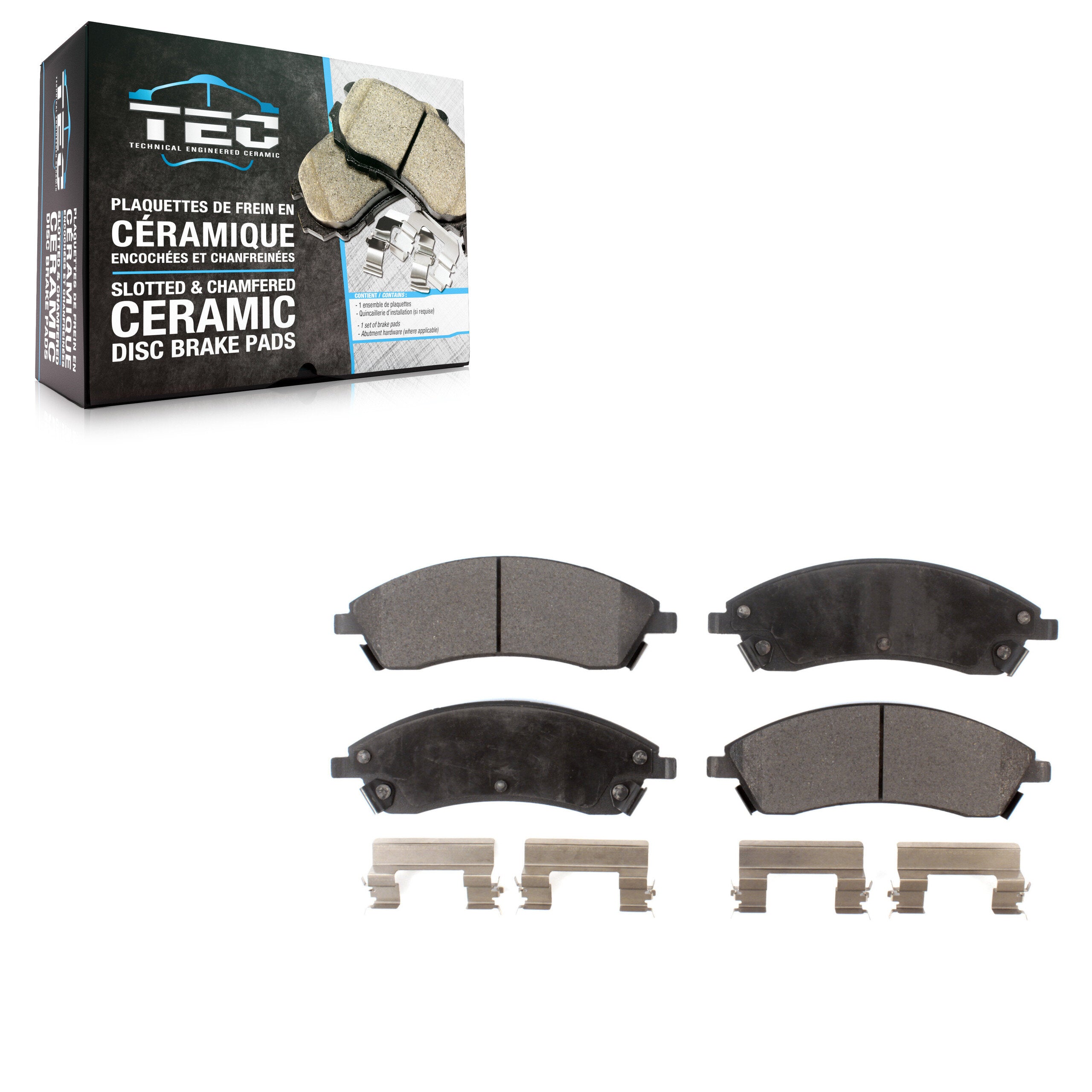 TEC TEC-1019 Disc Brake Pad for 2004-2009 Cadillac CTS, Cadillac STS, Cadillac SRX - Front