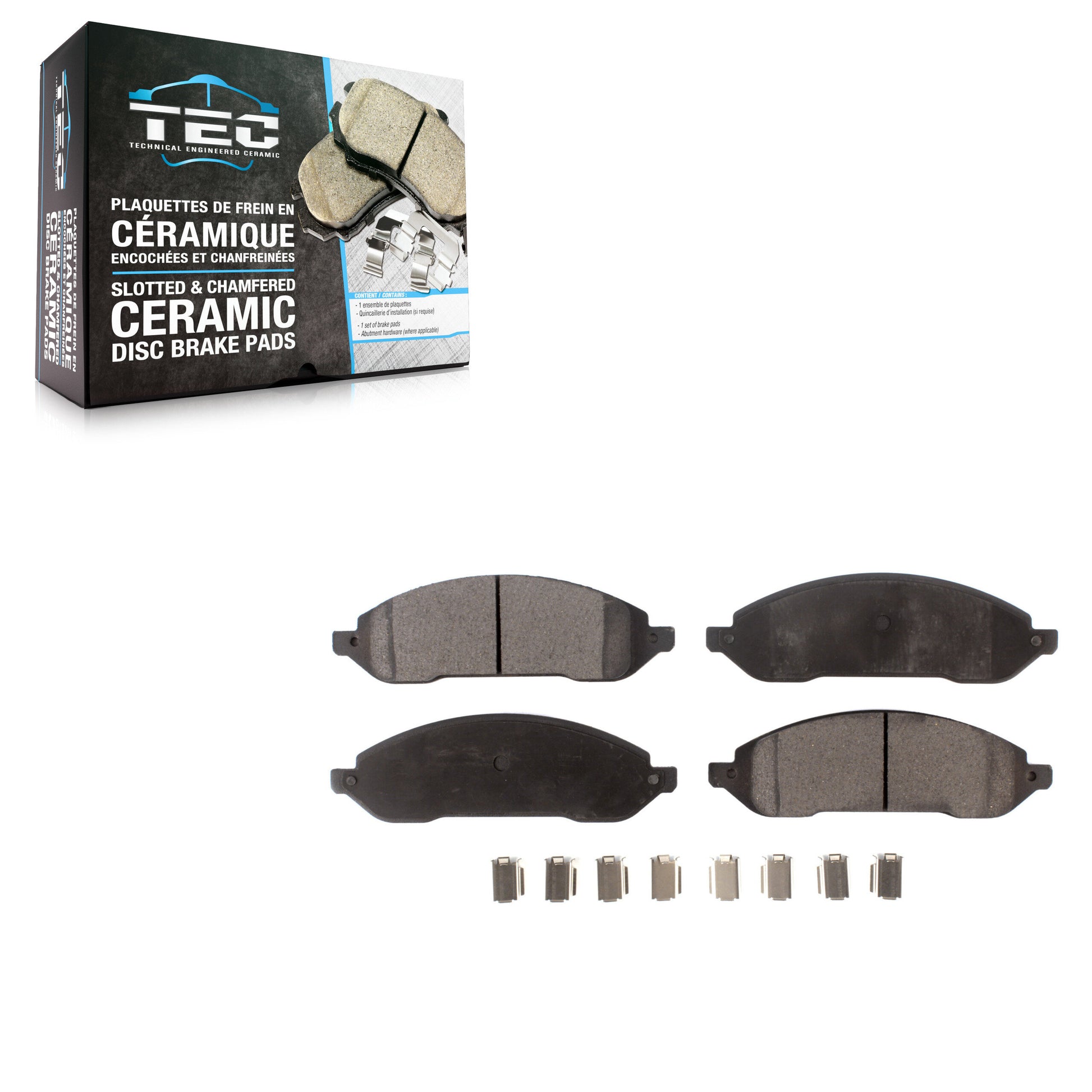 TEC TEC-1022 Disc Brake Pad for 2004-2007 Ford Freestar, Mercury Monterey - Front